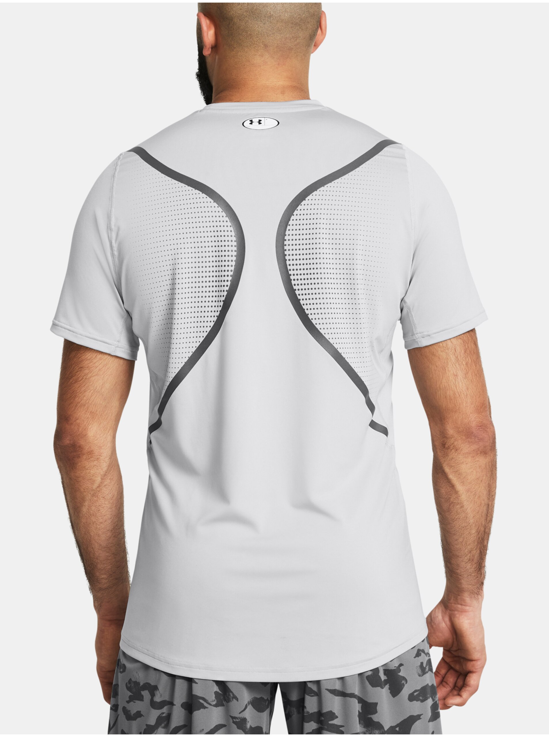 Pánské tričko Under Armour UA HG Armour Ftd Graphic SS