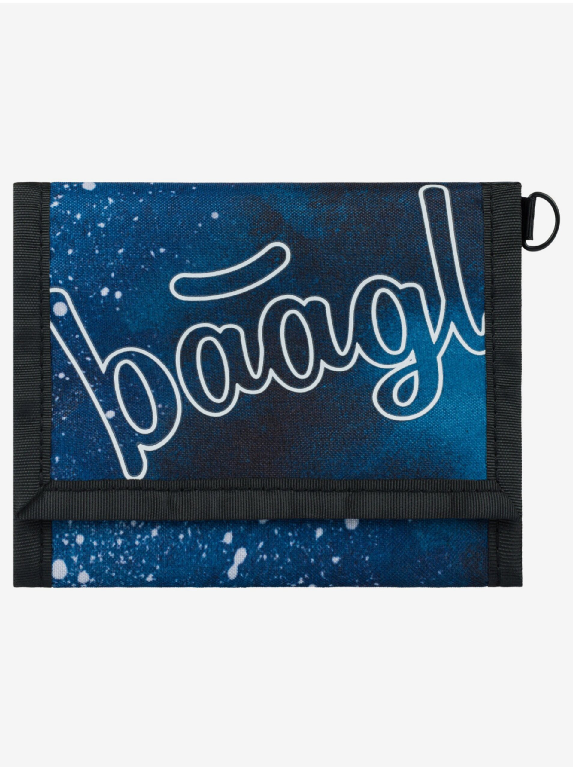 Modrá peněženka Baagl Steel