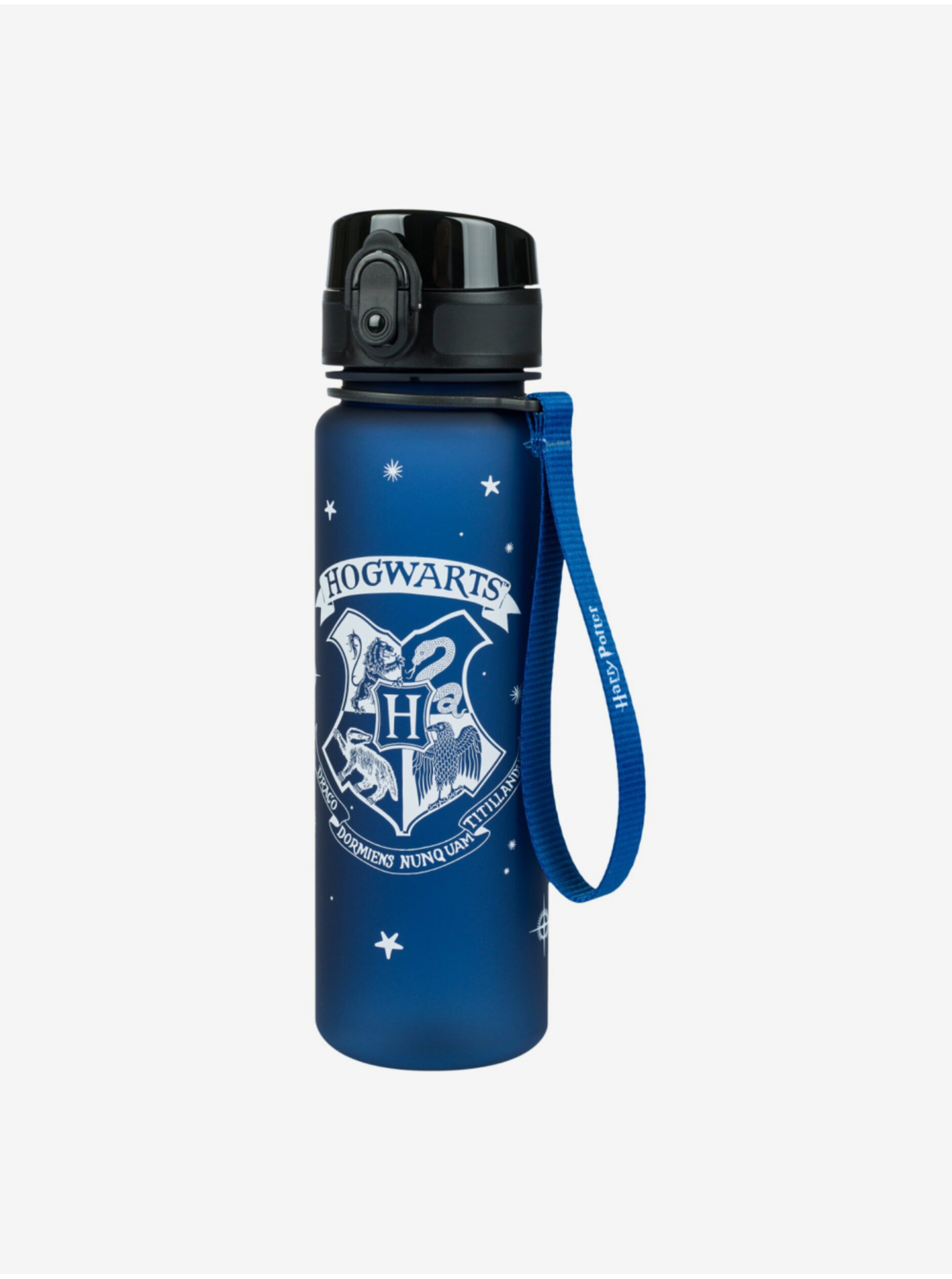 Levně Modrá tritanová láhev na pití harry potter bradavice, 500 ml Baagl