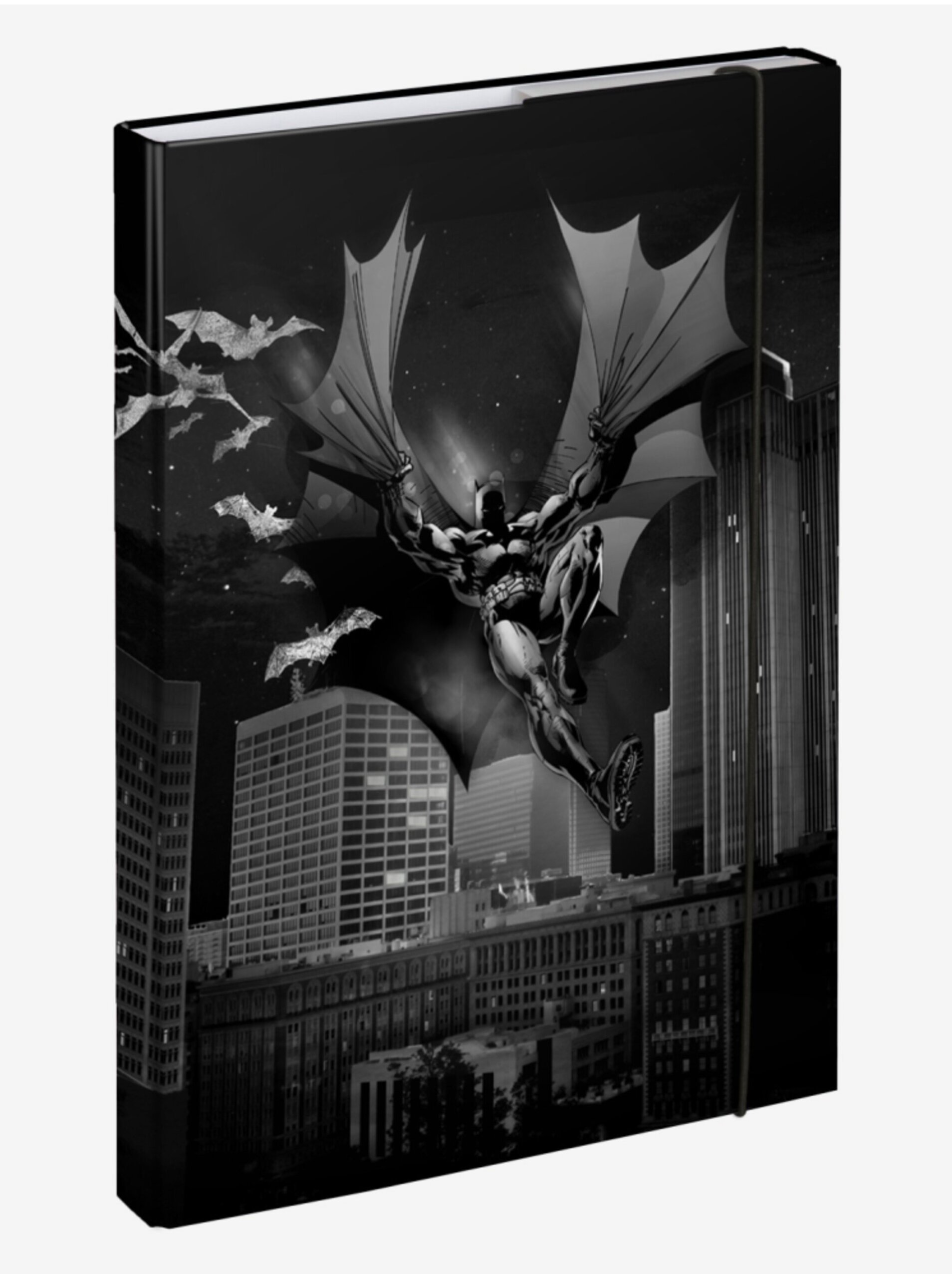 Černé Desky na školní sešity A4 Batman Dark City Baagl