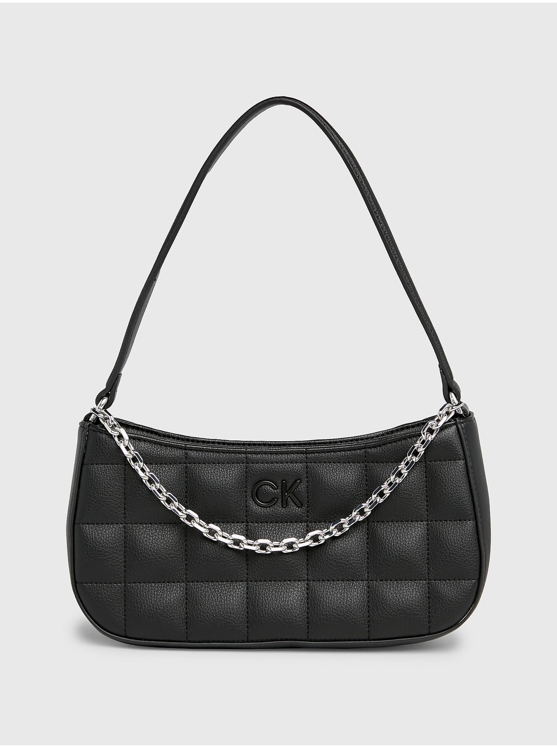 Čierná malá dámská kabelka Calvin Klein