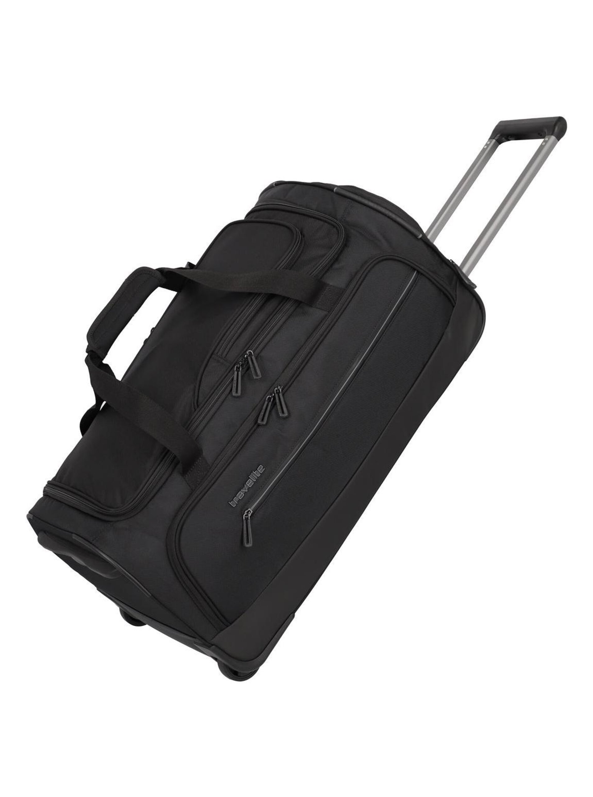 Cestovní taška Travelite Crosslite 5.0 Wheeled Duffle M Black