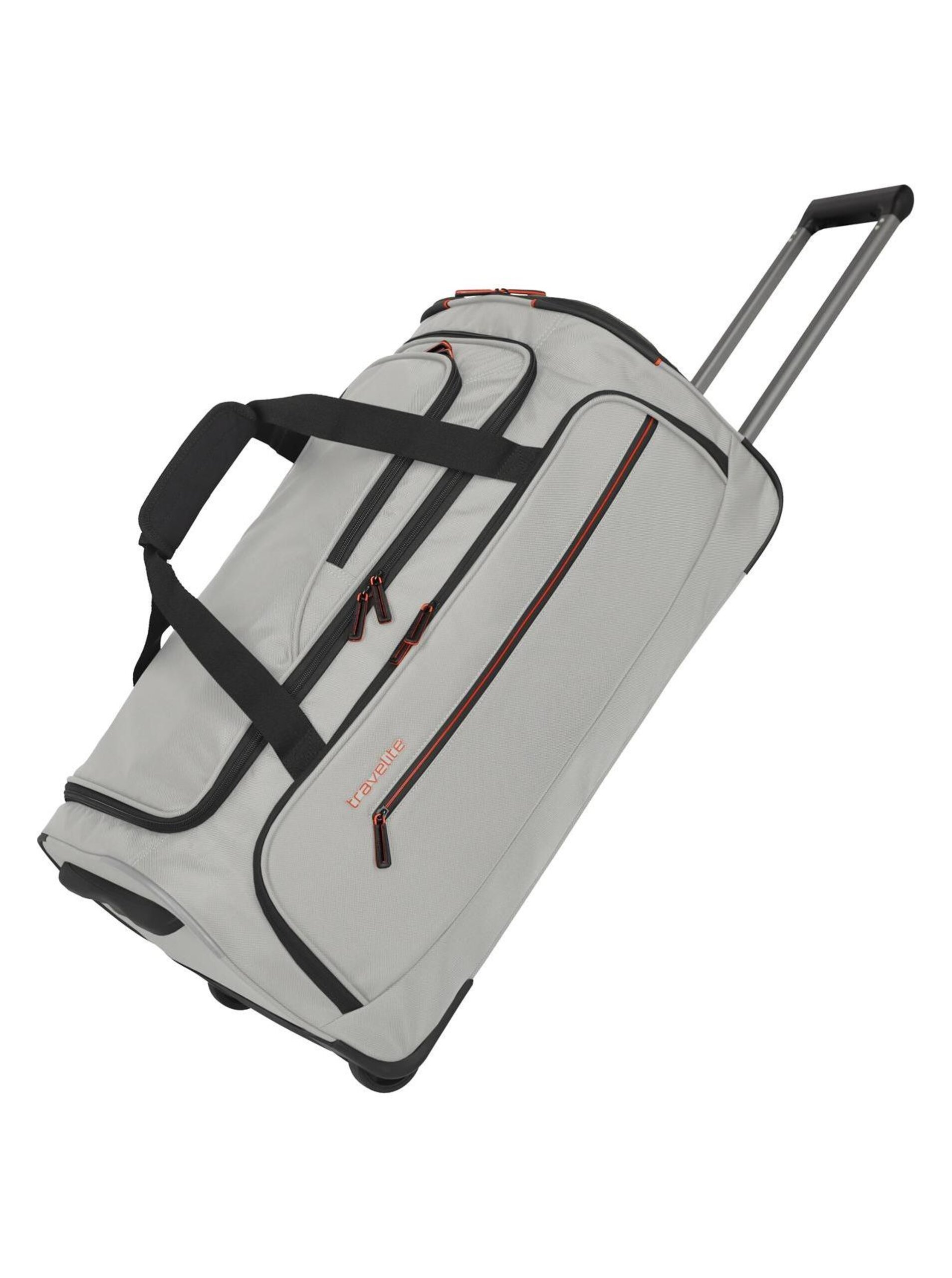 Cestovní taška Travelite Crosslite 5.0 Wheeled Duffle M White Sand