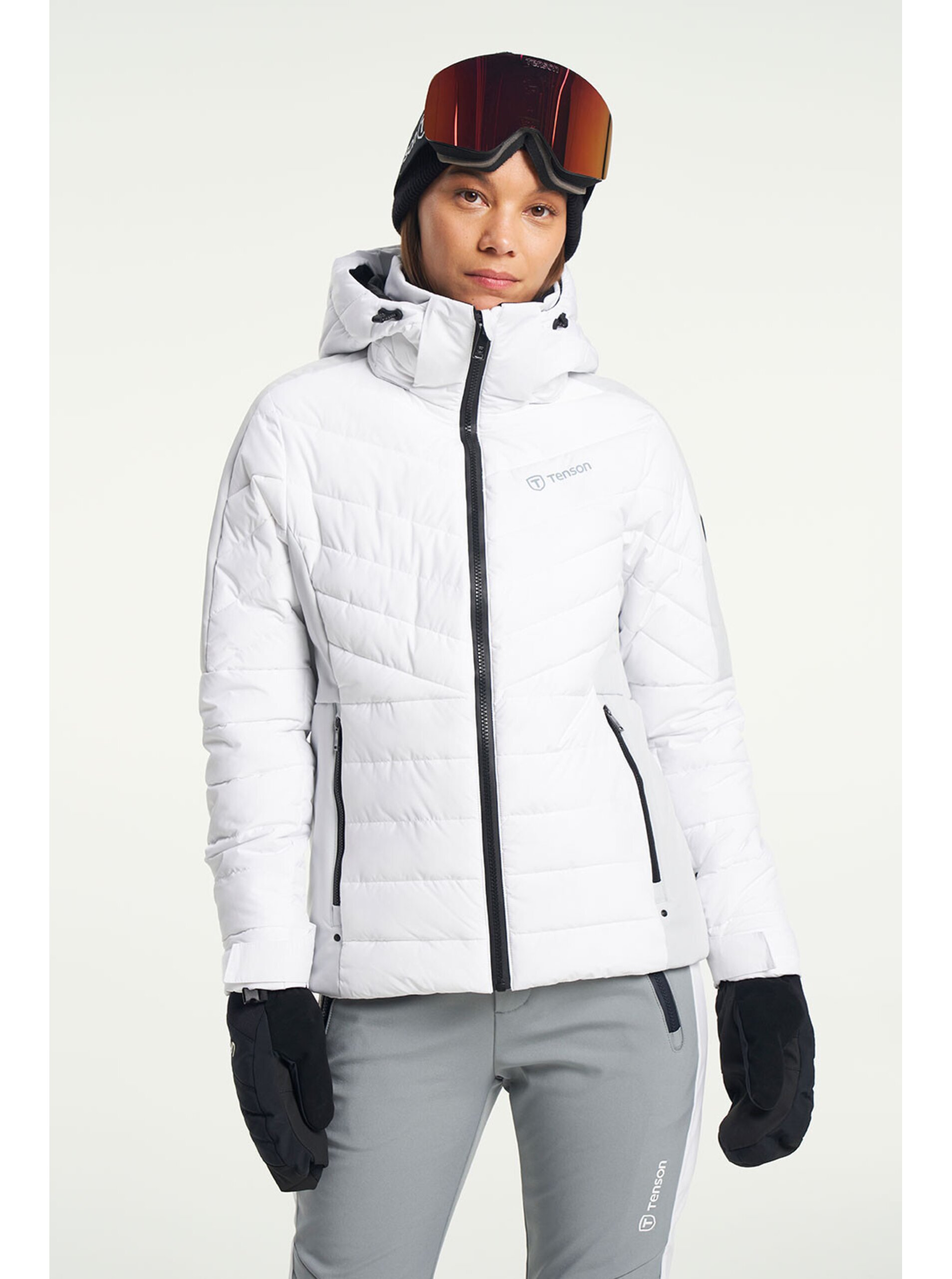 dámská lyžařská bunda TENSON Grace Jacket W bílá