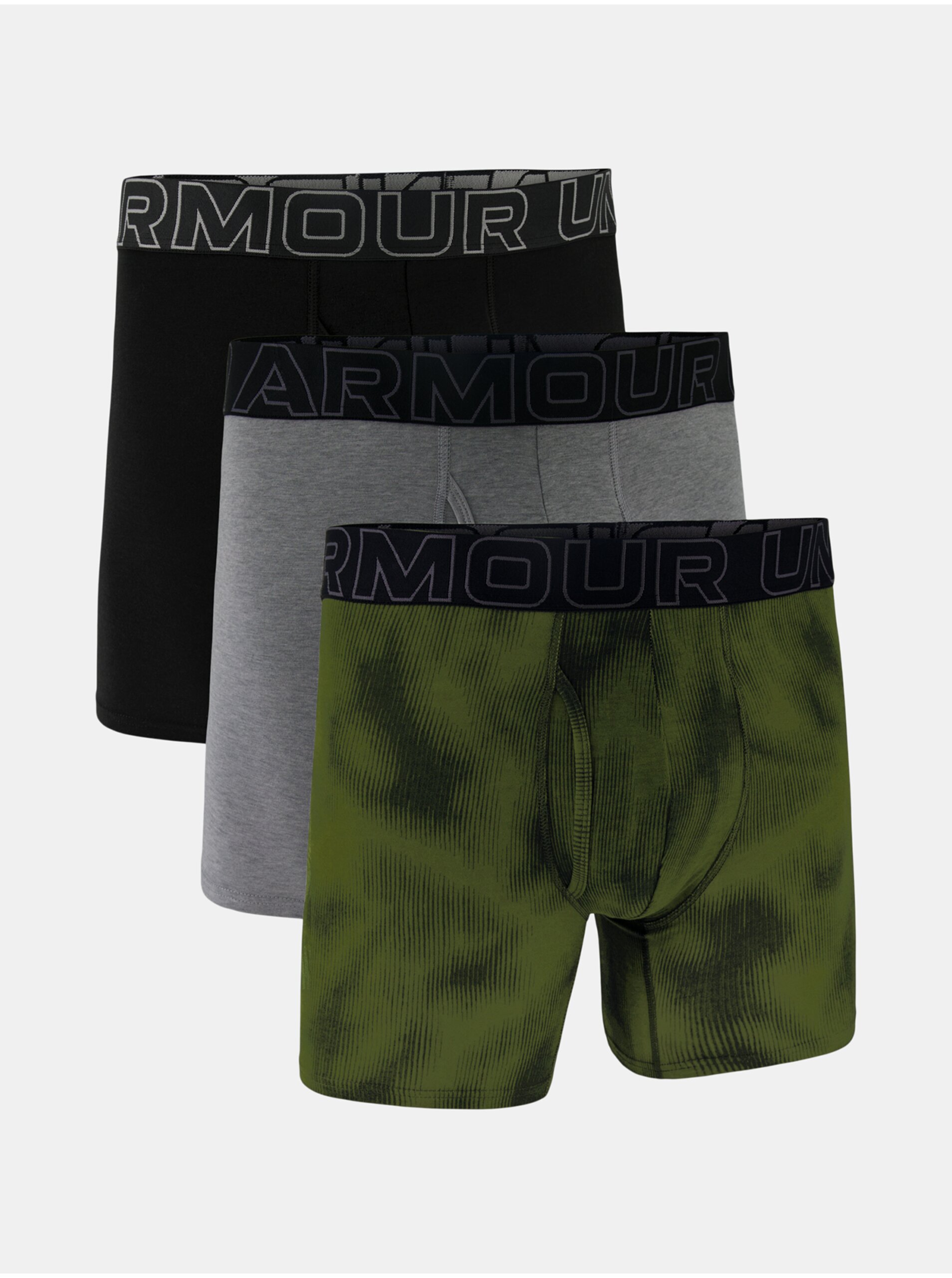 Pánské boxerky Under Armour M UA Perf Cotton Nov 6in - 3pk