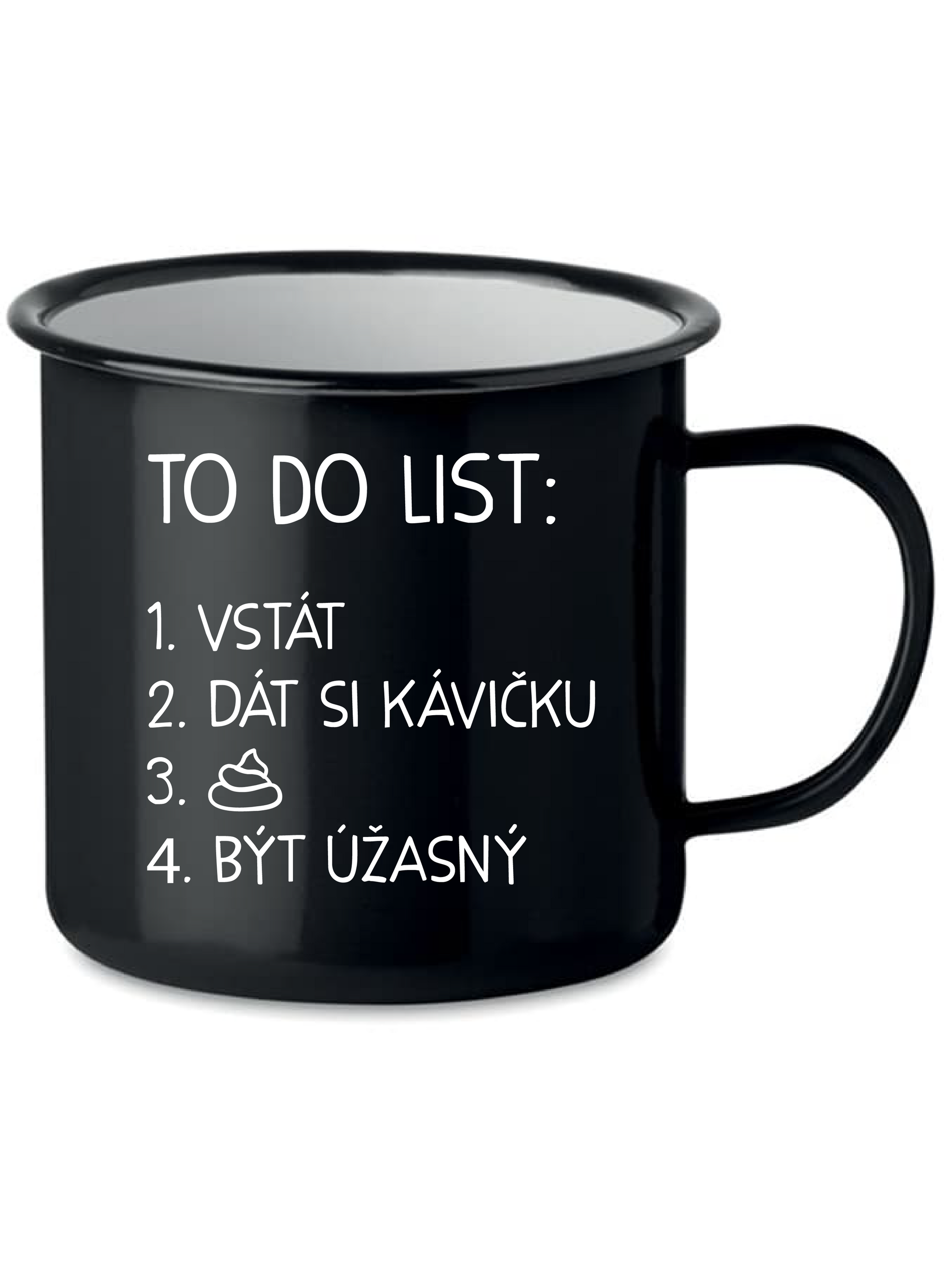 TO DO LIST: BÝT ÚŽASNÝ - černý plecháček 350 ml