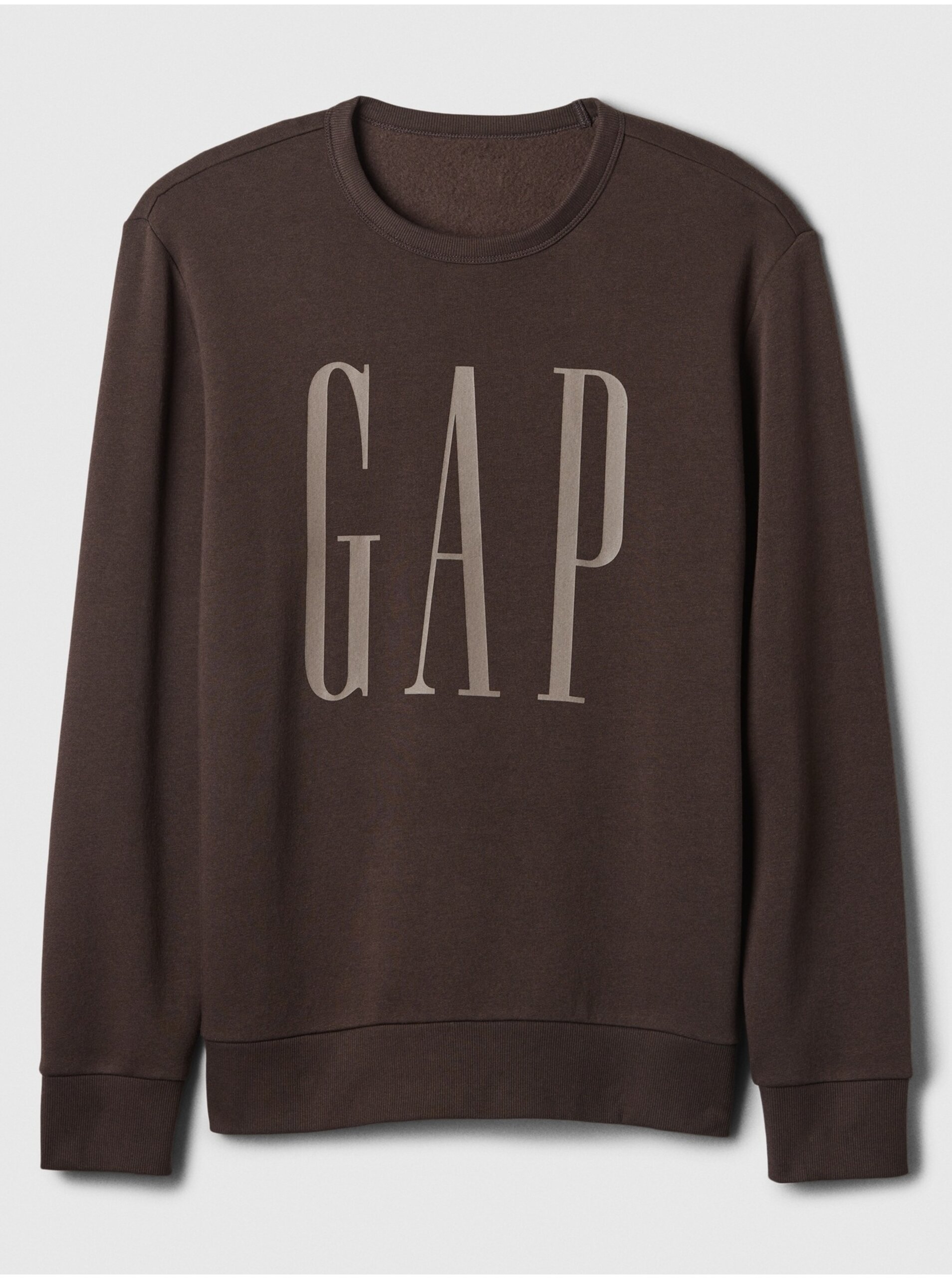 Mikina GAP Fleece Sweatshirt Terra Brown M