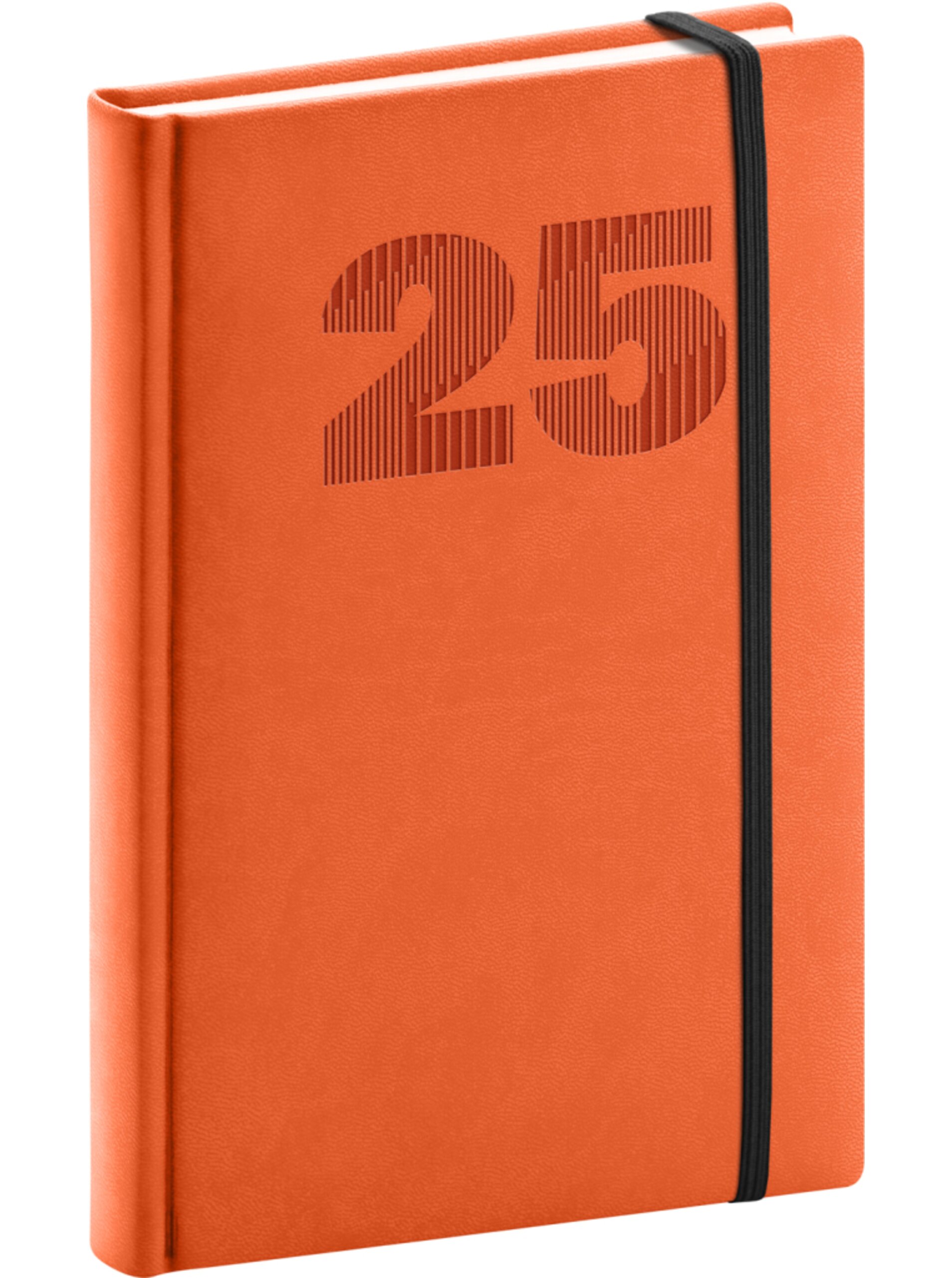 NOTIQUE Denný diár Vivella Top 2025, oranžový, 15 x 21 cm BAAGL