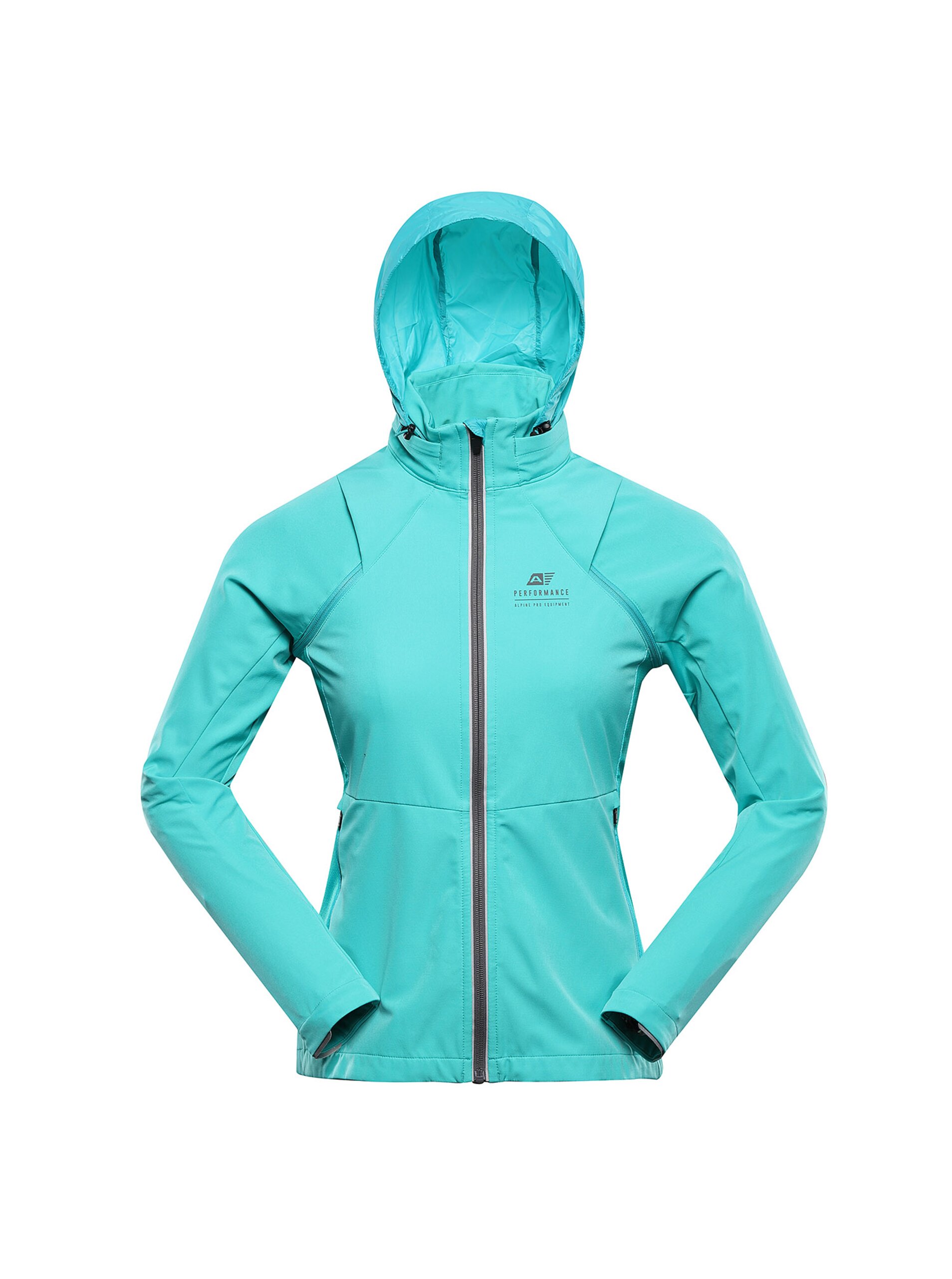 Dámská softshellová bunda-vesta s membránou 2v1 ALPINE PRO SPERTA ceramic