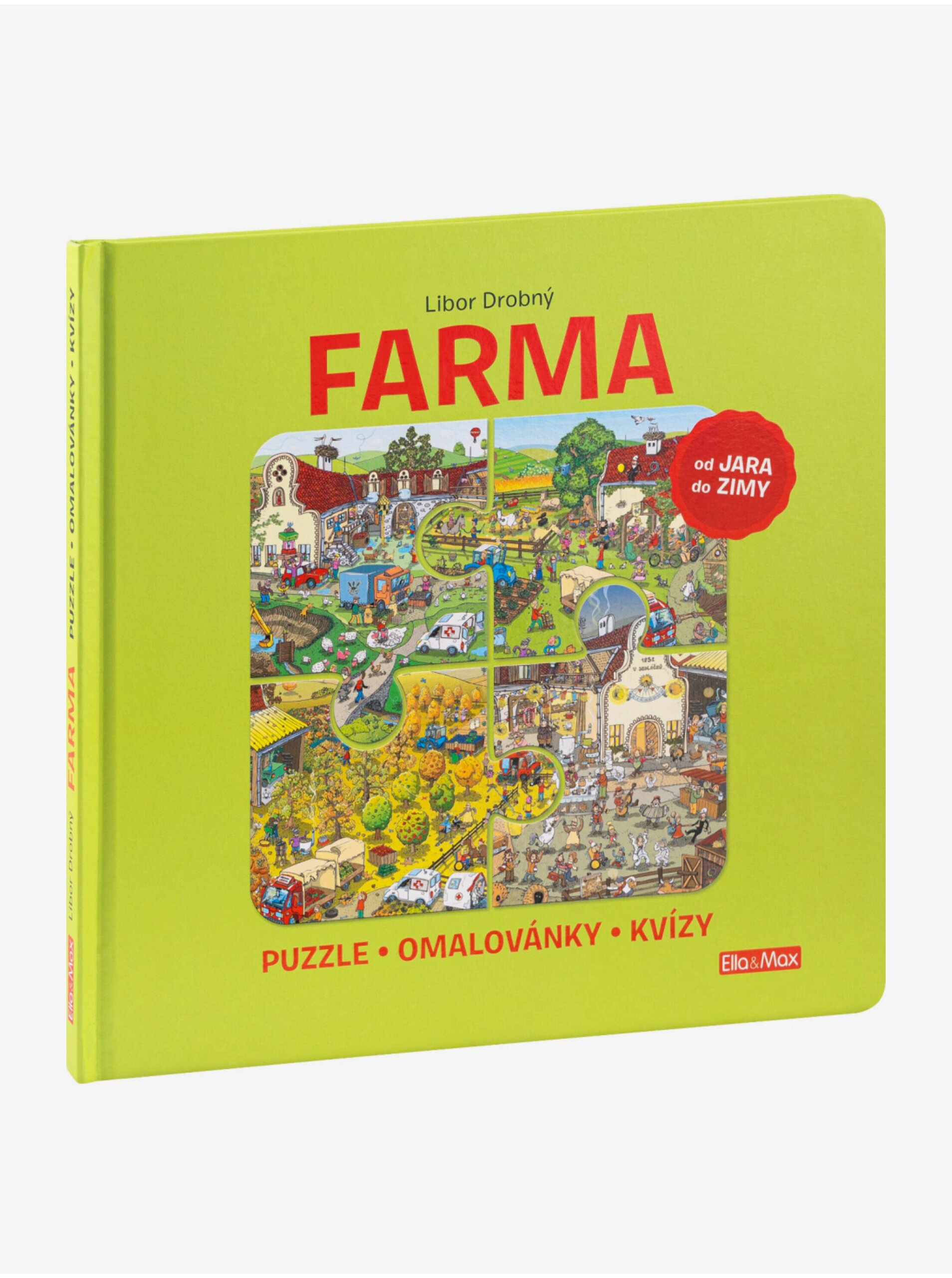 Levně FARMA – Puzzle, omalovánky, kvízy