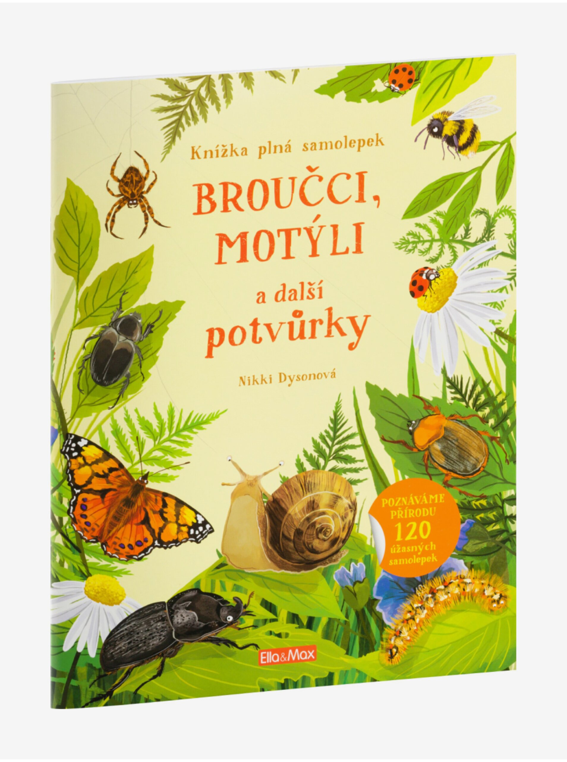 BROUČCI, MOTÝLI a další potvůrky – Kniha samolepek