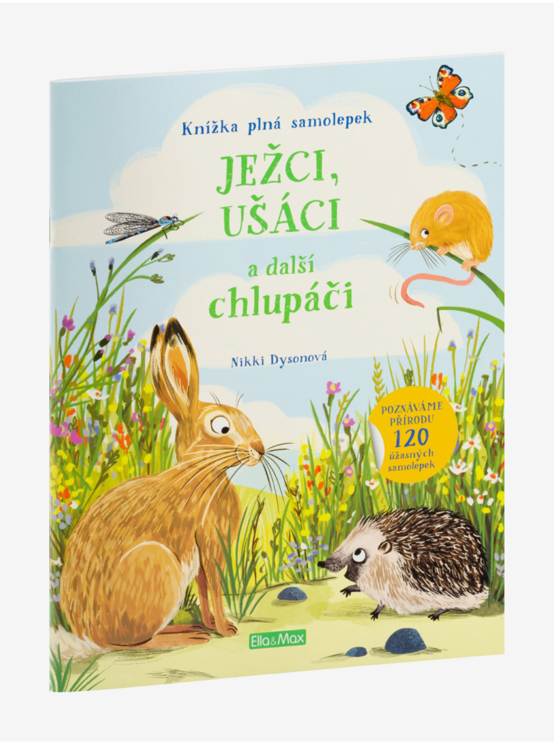 JEŽCI, UŠÁCI a další chlupáči – Kniha samolepek