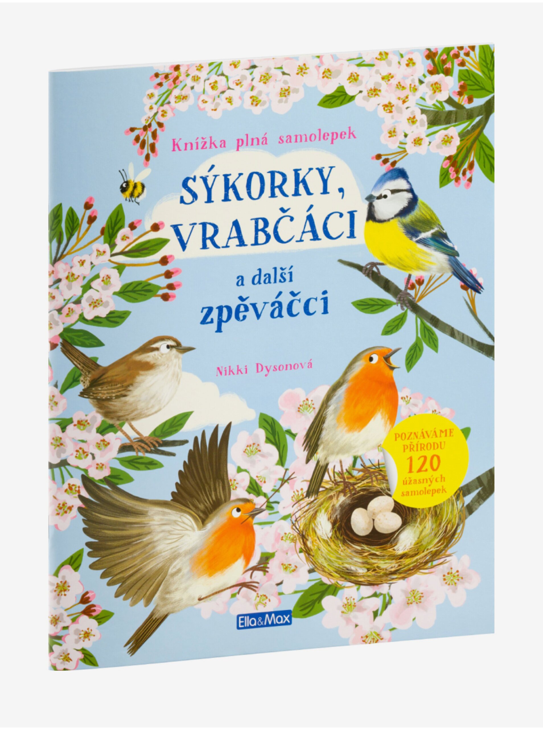 SÝKORKY, VRABČÁCI a další zpěváčci – Kniha samolepek
