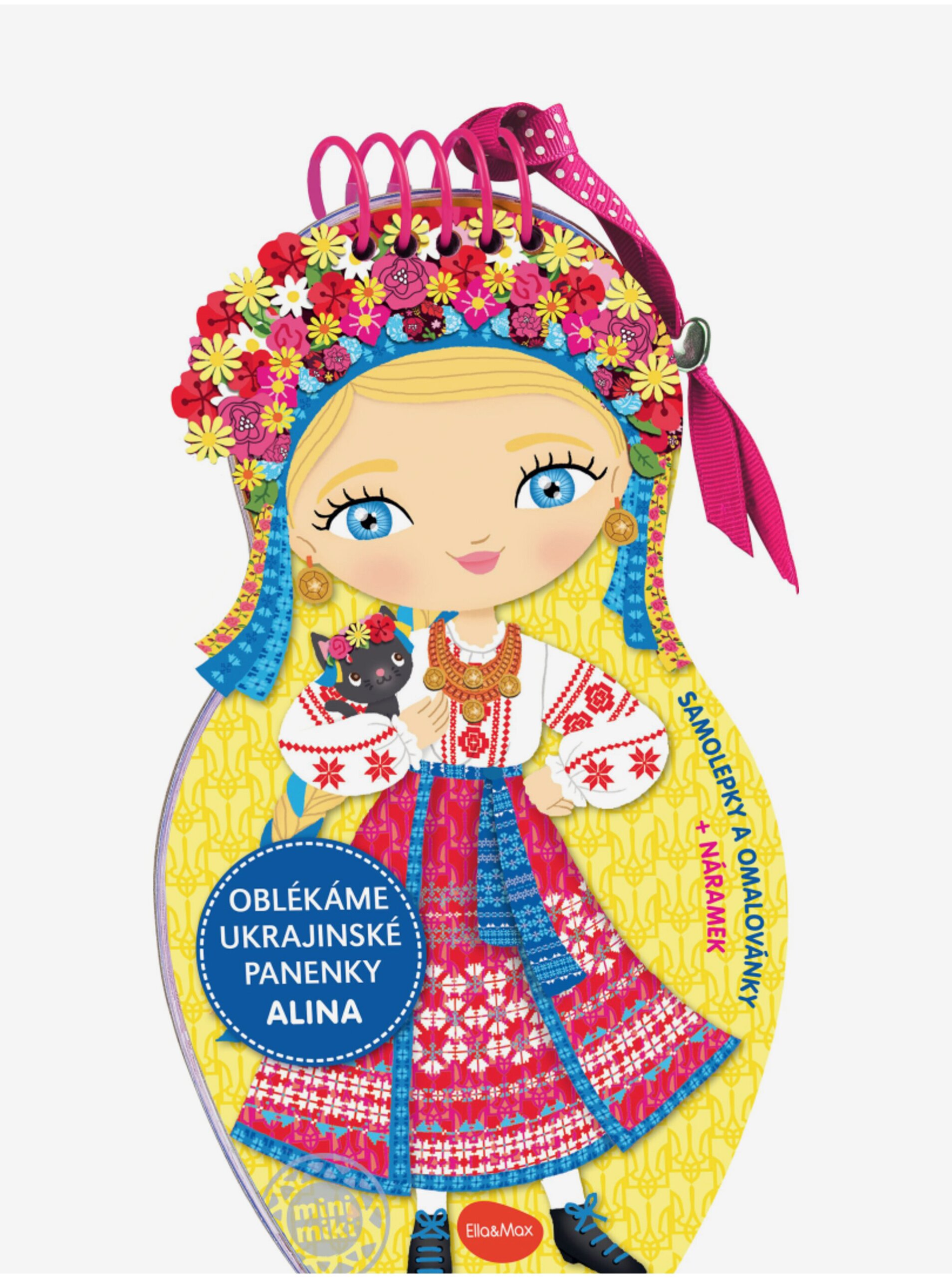 Oblékáme ukrajinské panenky ALINA – Omalovánky