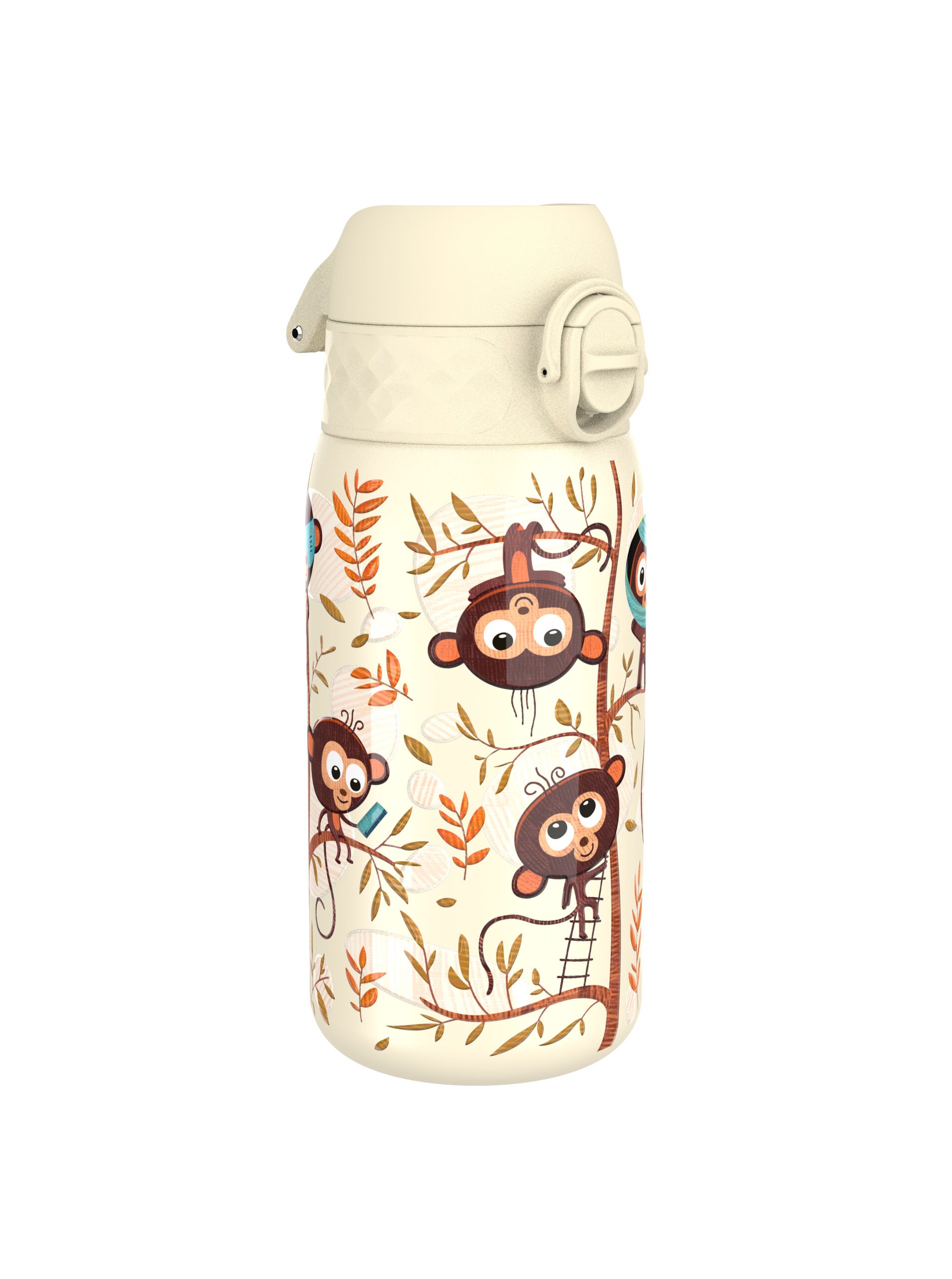Lacno Ion8 Leak Proof Nerezová fľaša Monkeys 400 ml