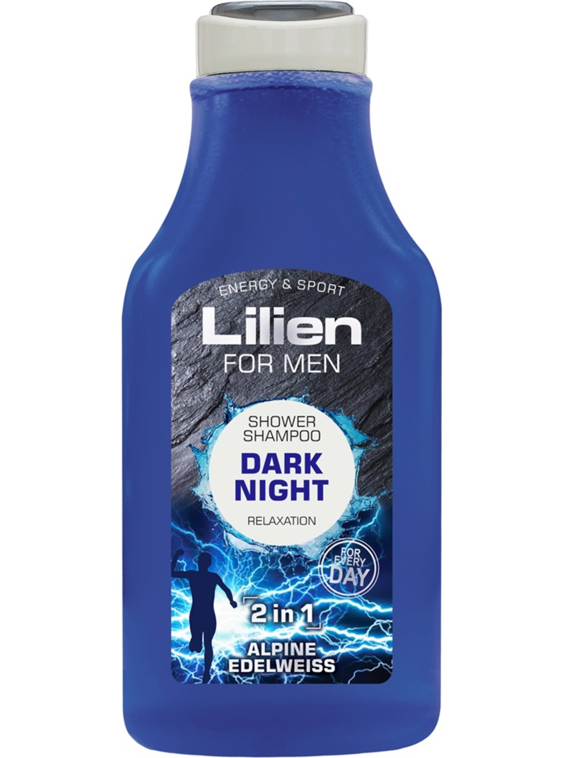 Lacno Lilien pánsky sprchový gél a šampón 2v1 - Dark Night 350 ml