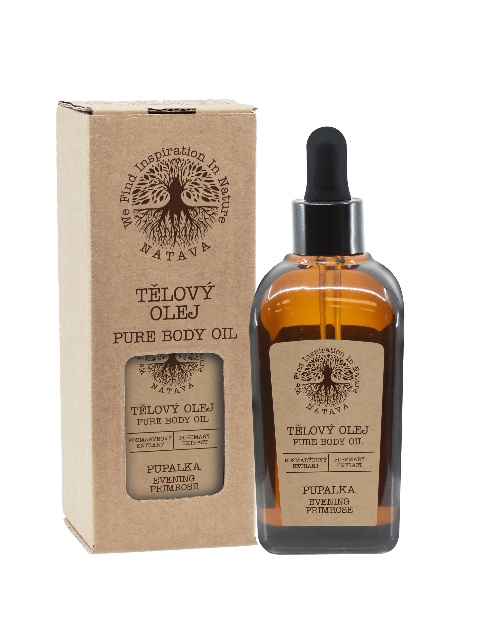 NATAVA Tělový olej - Pupalka 100 ml