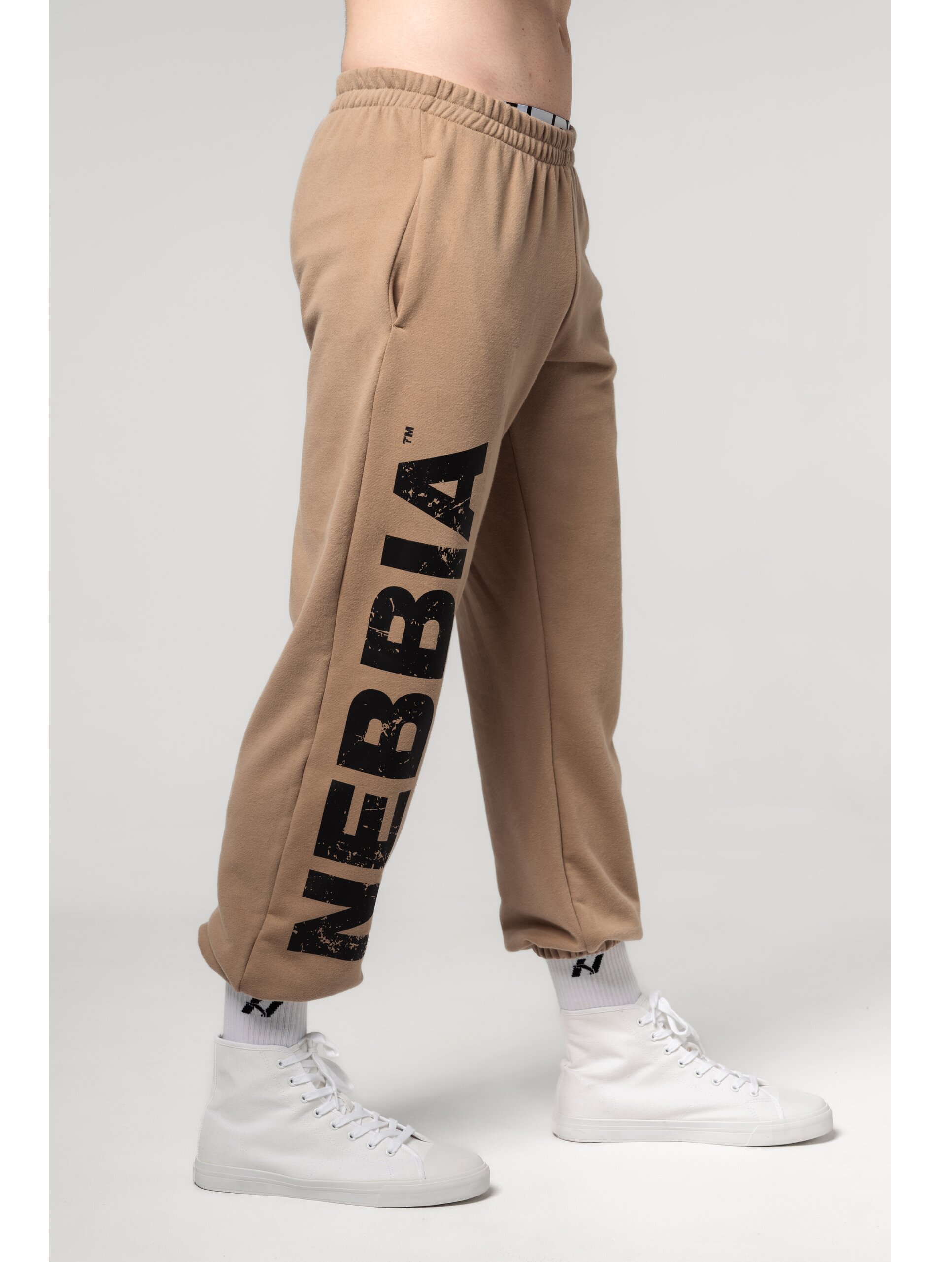 Volné baggy tepláky s kapsami GYM BRO 365