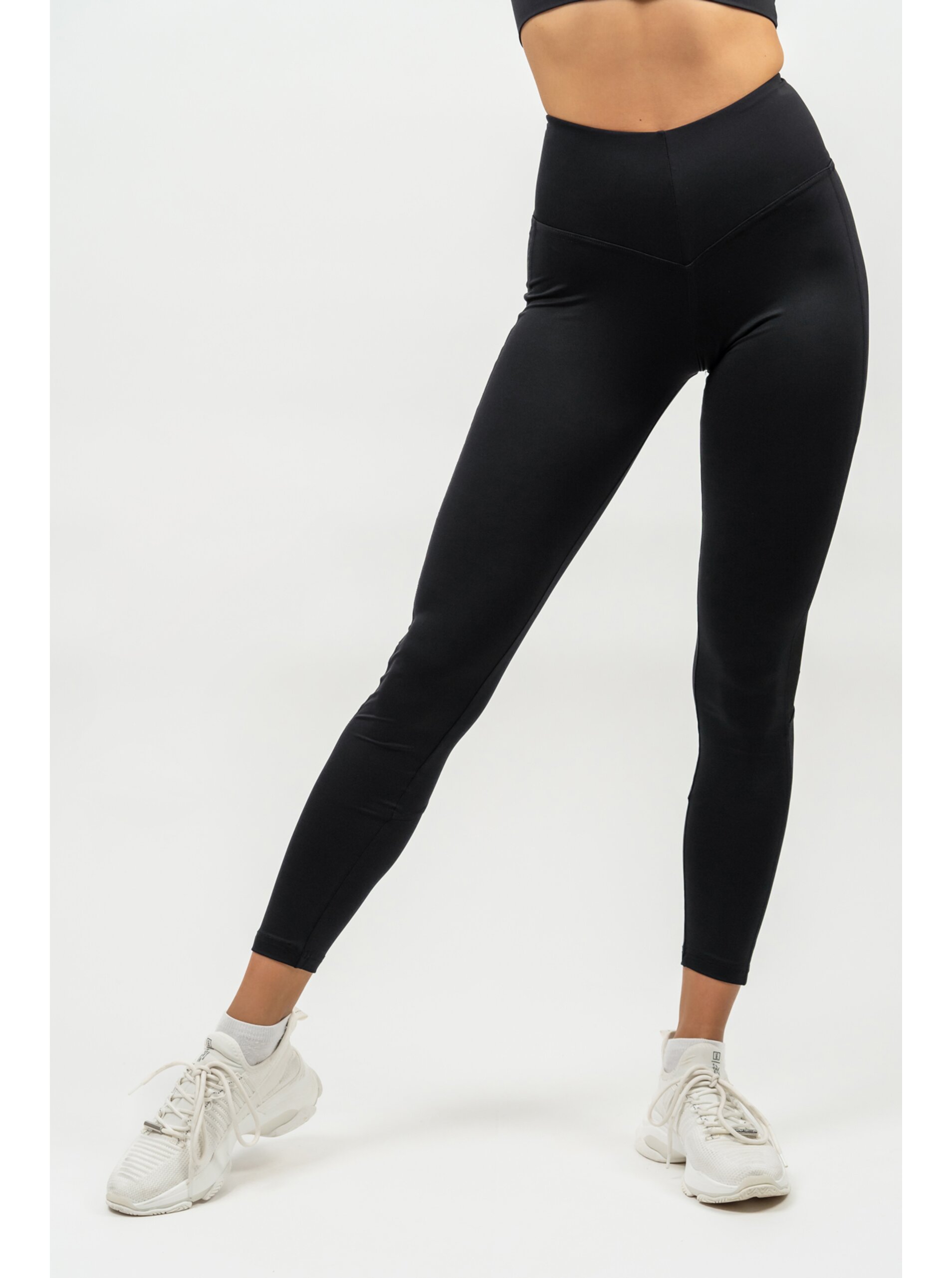 Legíny se síťkou s vysokým pasem PERFORMANCE 480 Black