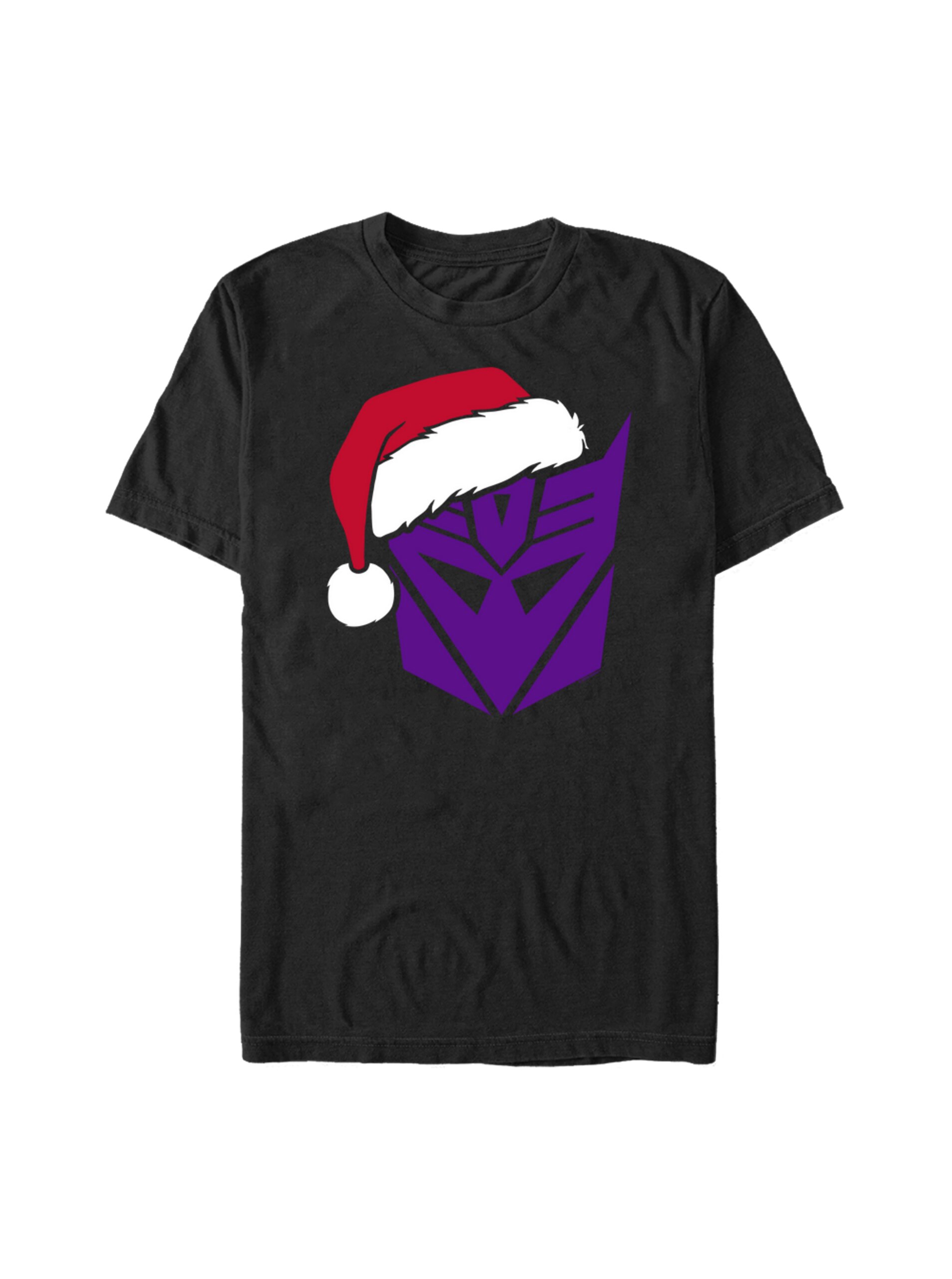 Černé pánské tričko Hasbro Decepticons Santa