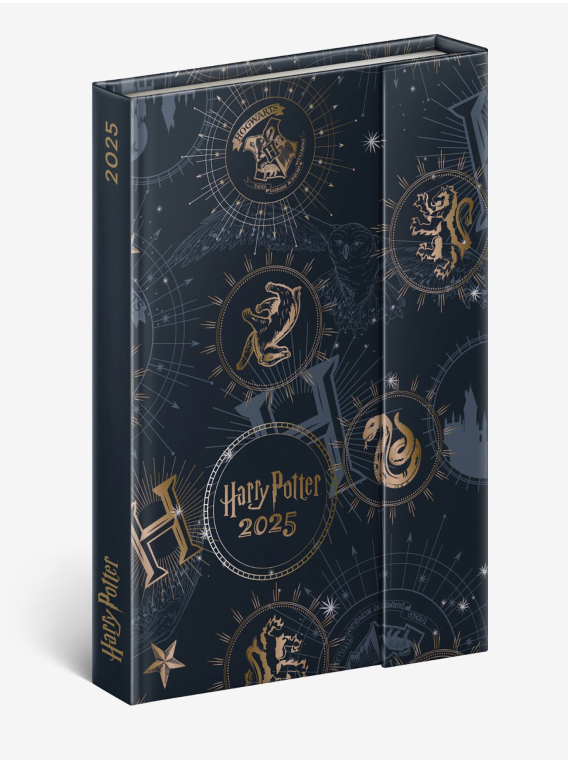 Levně NOTIQUE Týdenní magnetický diář Harry Potter 2025, 11 x 16 cm