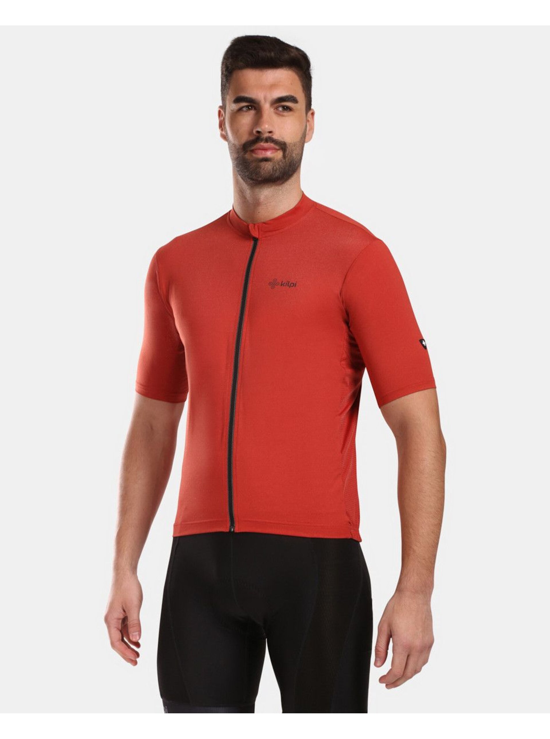 Lacno Pánsky cyklistický dres Kilpi CAVALET-M Tmavo červená
