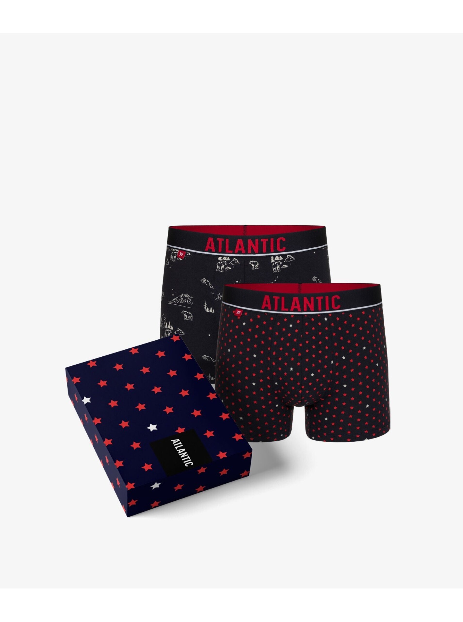 Levně Pánské boxerky Stars ATLANTIC 2Pack