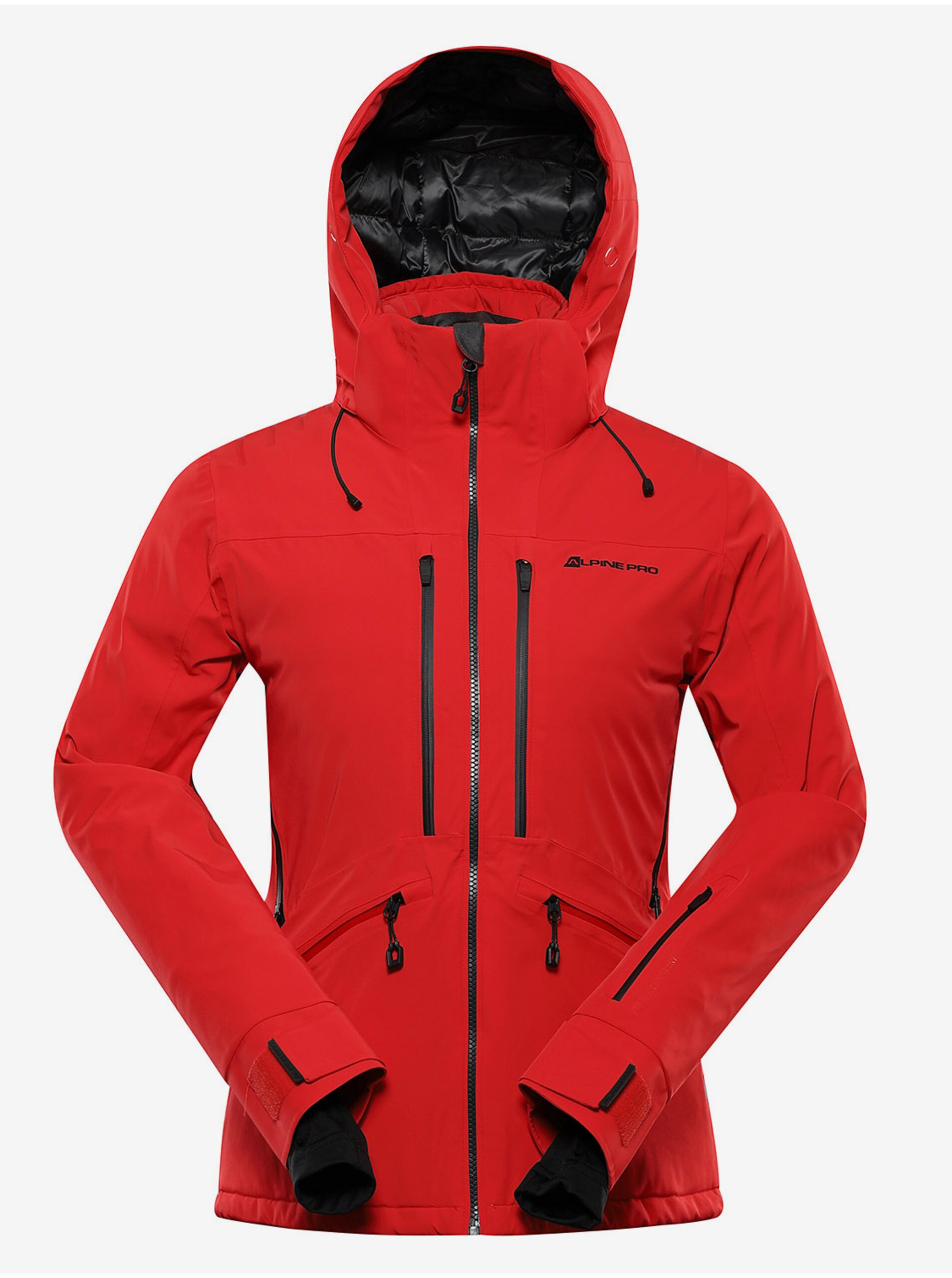 Dámská lyžařská bunda s membránou ptx snow ALPINE PRO REASA olympic red