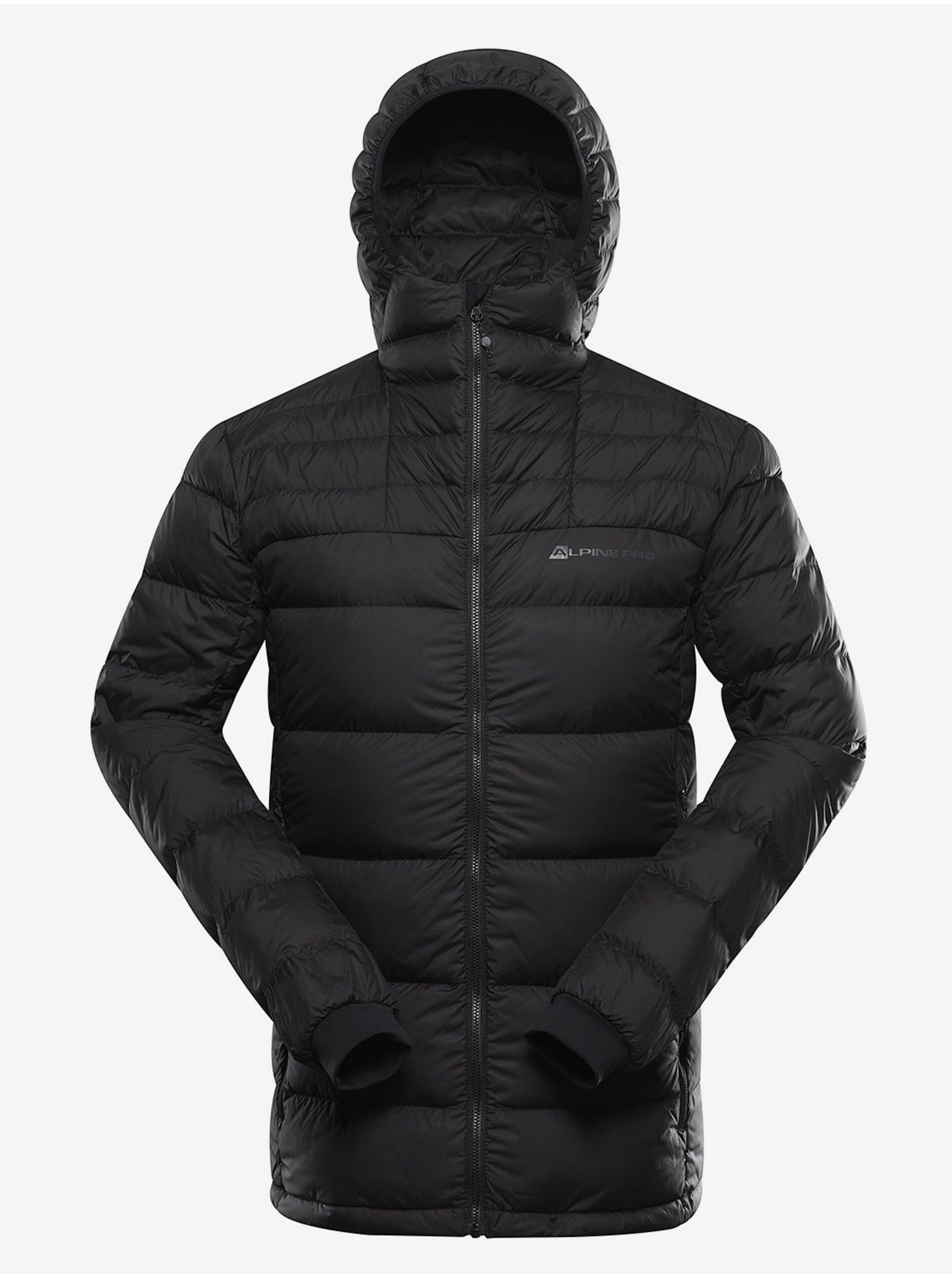 Pánská zimní péřová bunda s dwr ALPINE PRO ROGIT black