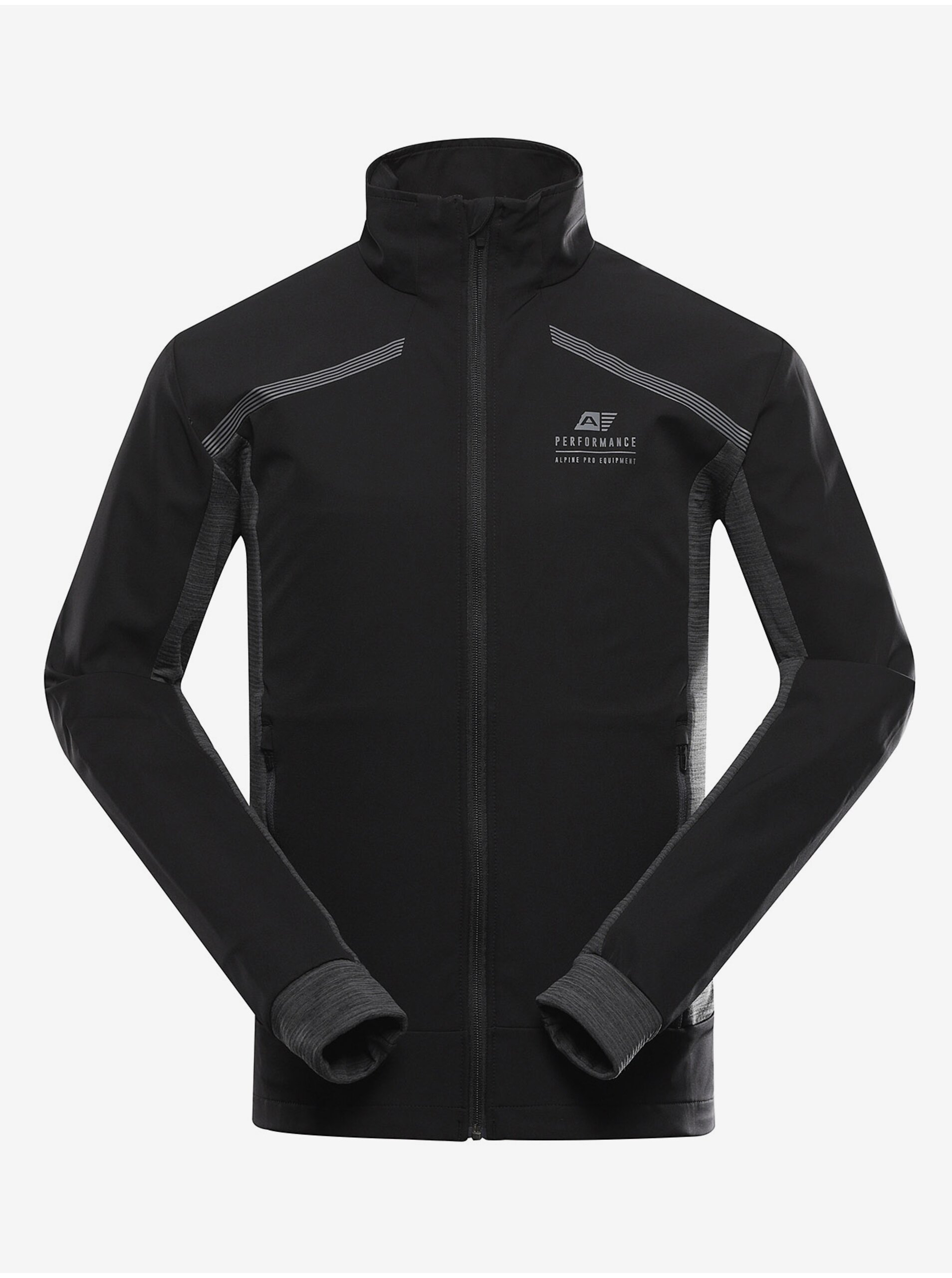 Pánská softshellová bunda s membránou ALPINE PRO UKEB black