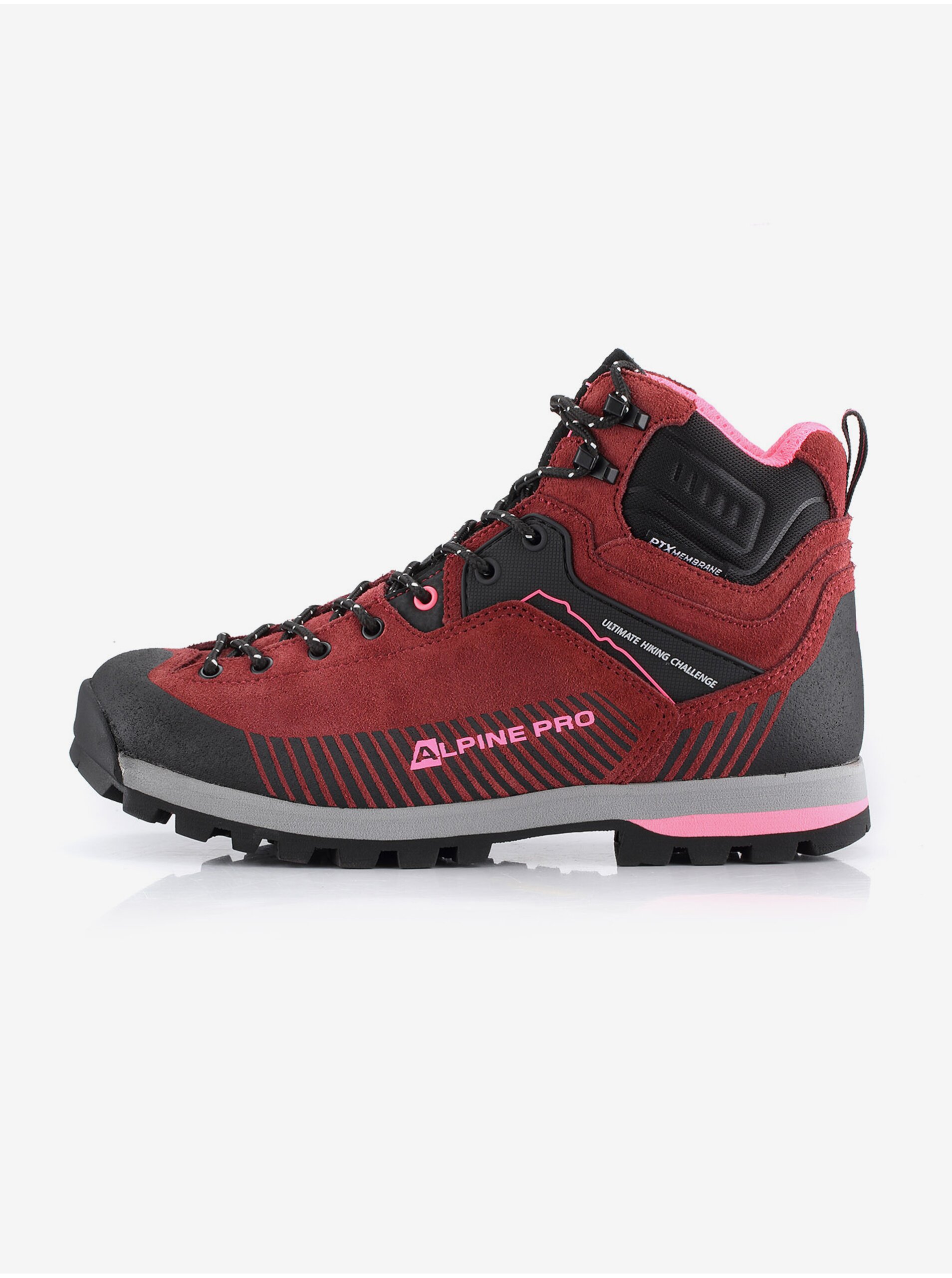 Levně Outdoorová obuv s membránou ptx ALPINE PRO NEVISE pomegranate