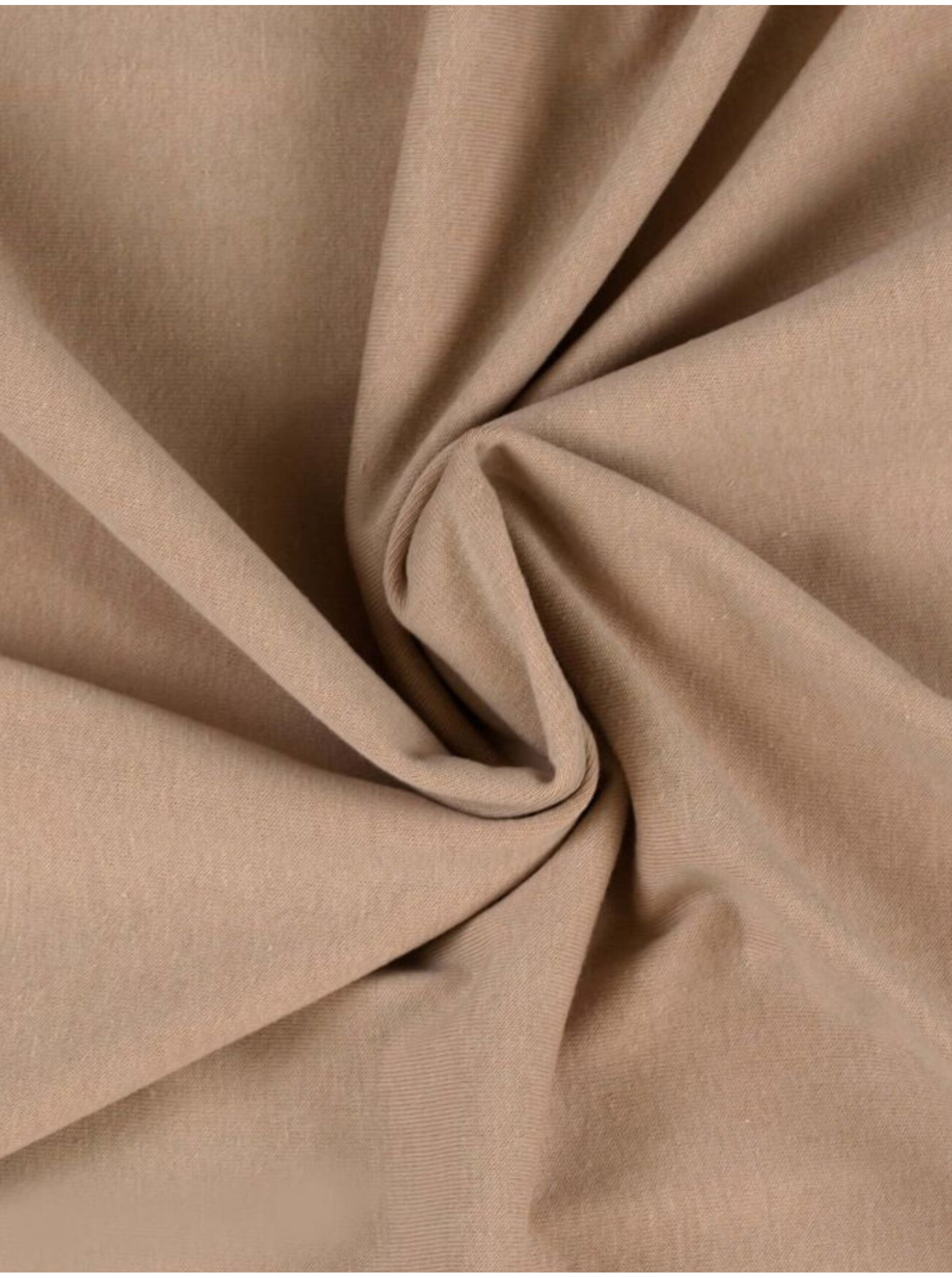 Jersey prostěradlo dětské 60x120cm světle béžové Kvalitex