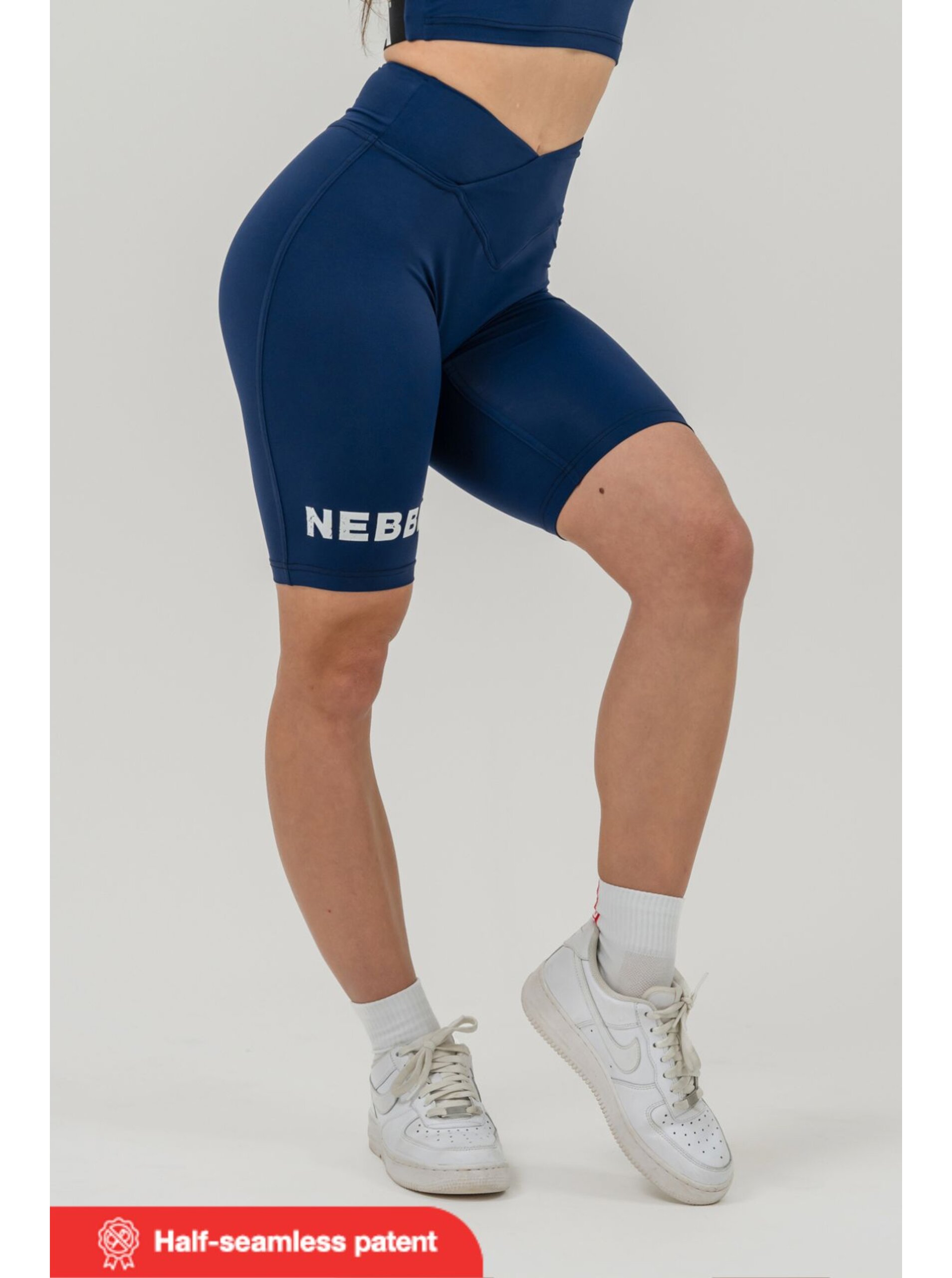 Lacno Leginové šortky s vysokým pásom 9″ SNATCHED 614 XS, dark blue