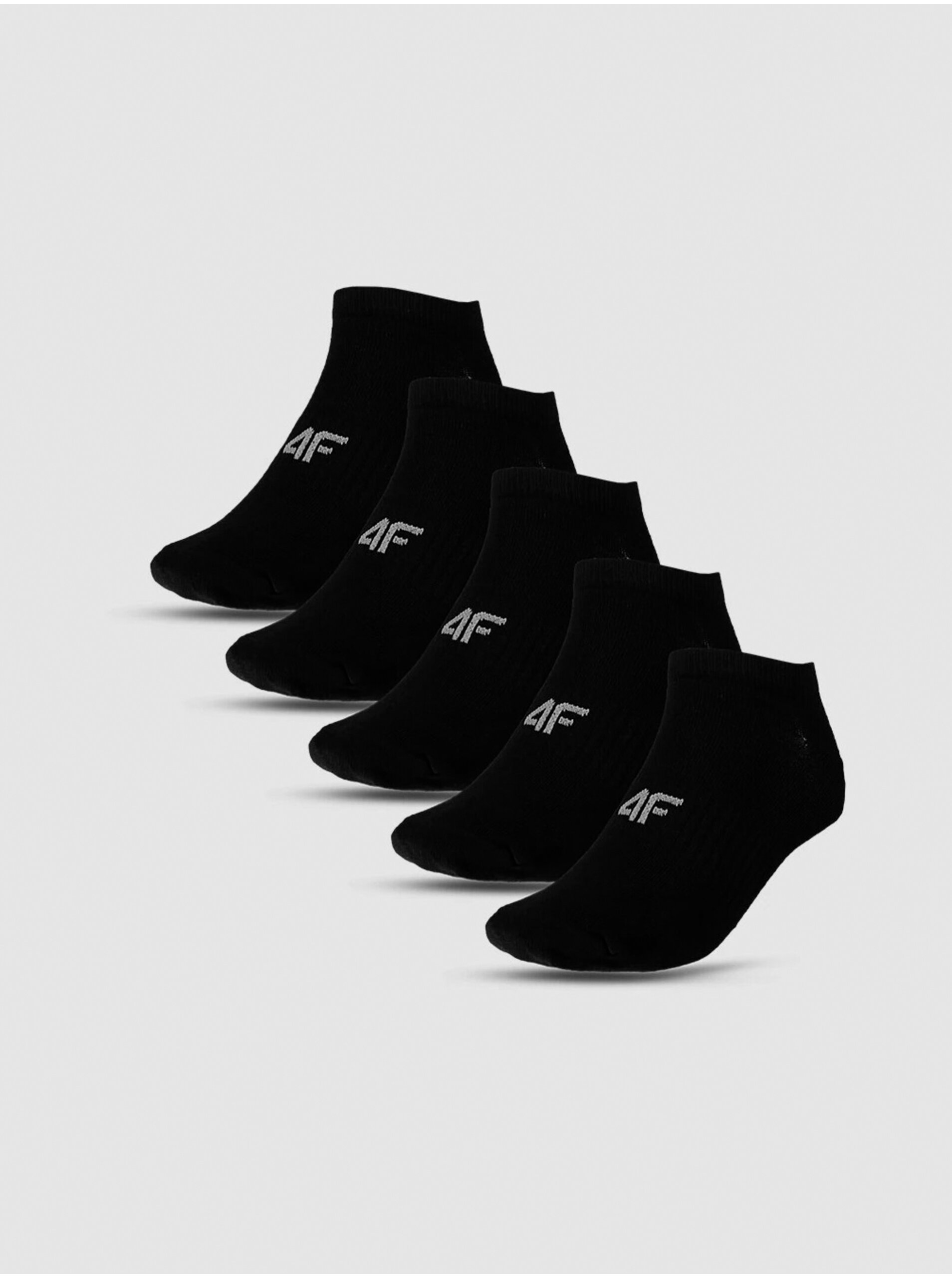 Dámské kotníkové ponožky casual (5pack) 4F