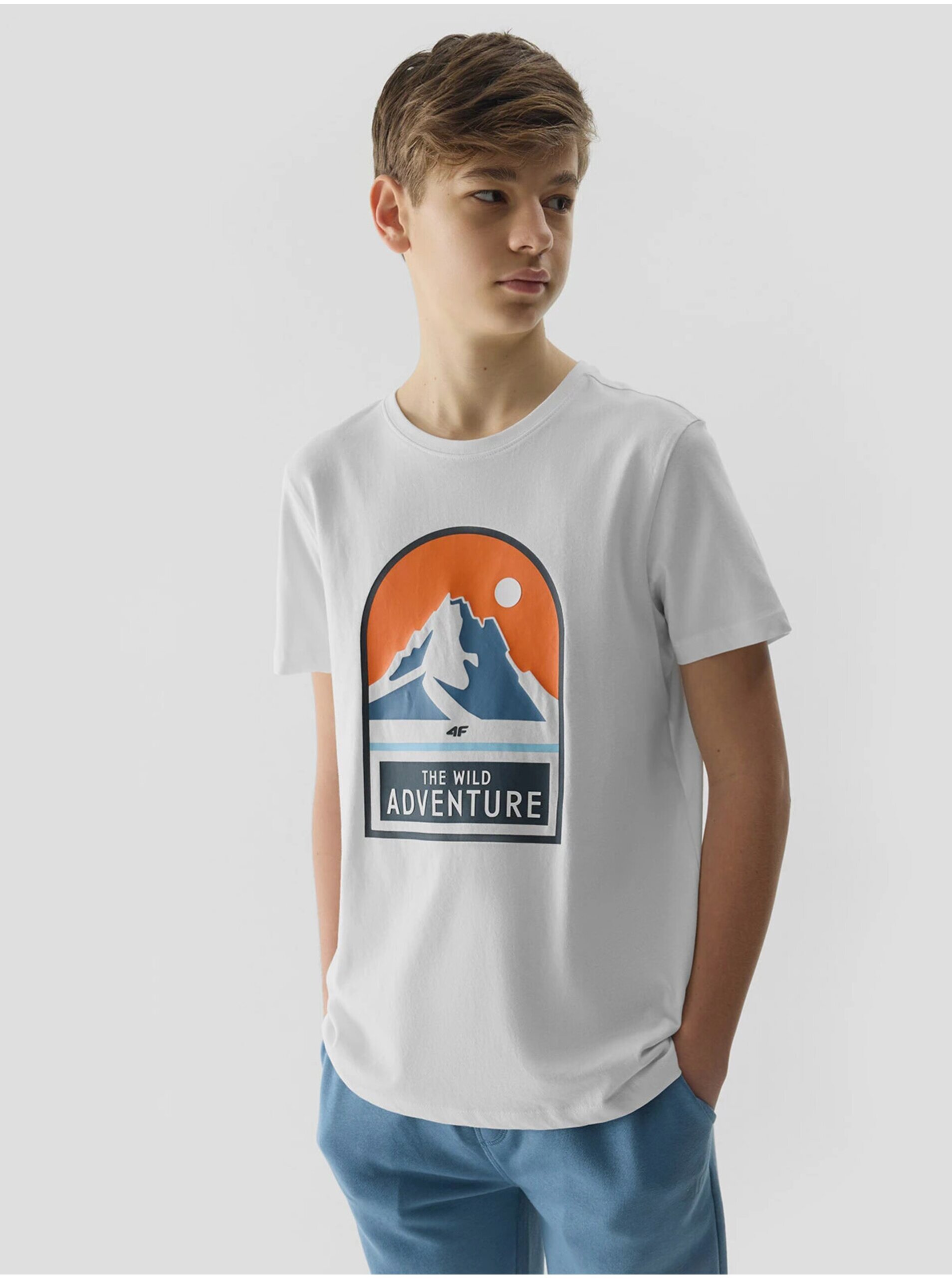 Chlapecké triko z organické bavlny 4F