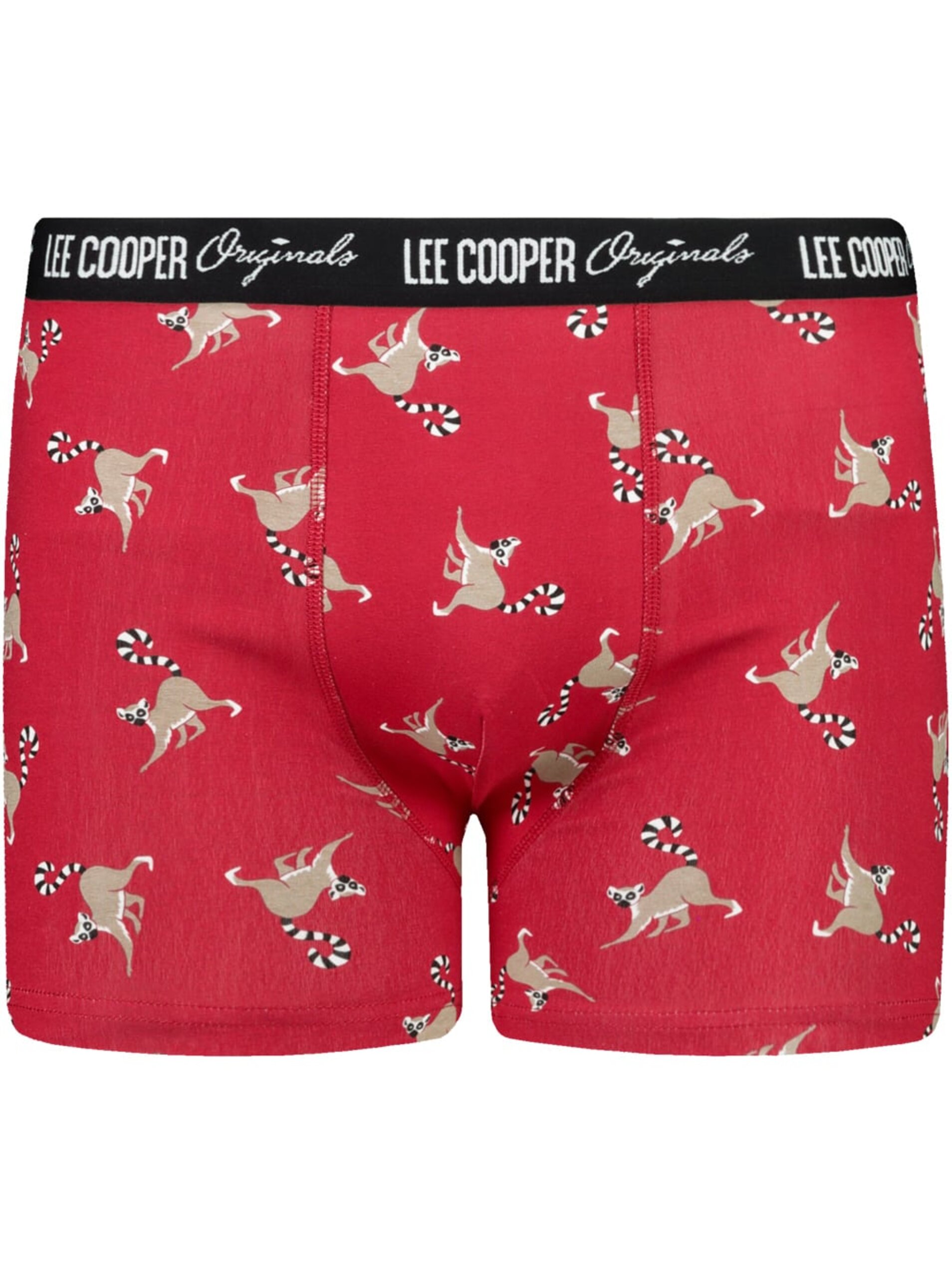 Levně Pánské boxerky Lee Cooper Patterned červená Lee Cooper