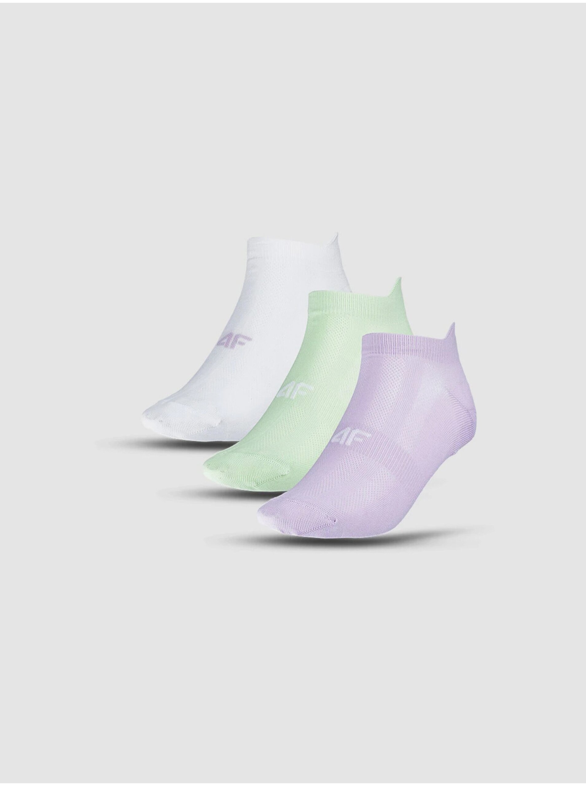 Dámské sportovní ponožky pod kotník (3Pack) 4F