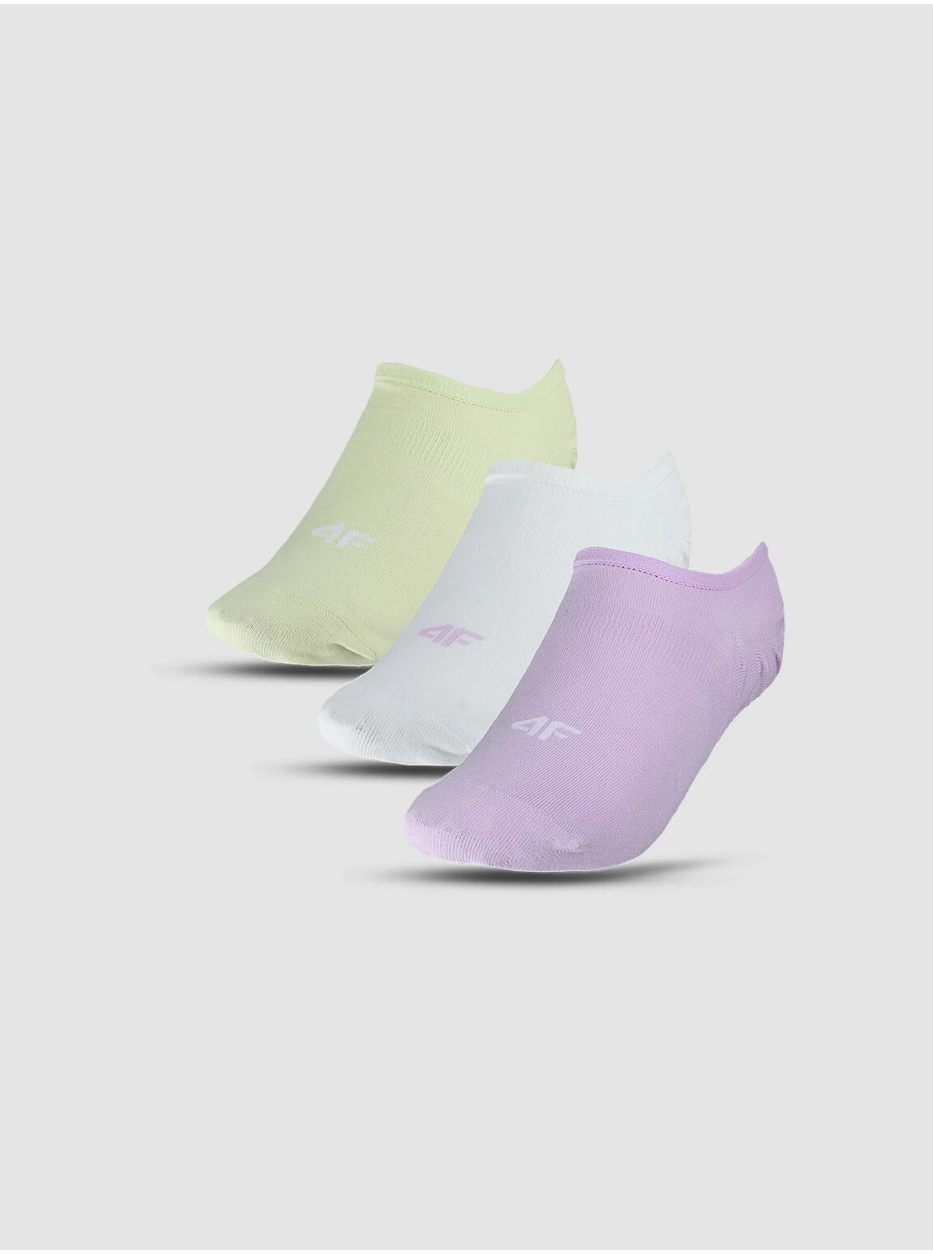 Dámské krátké ponožky casual (3 Pack) 4F