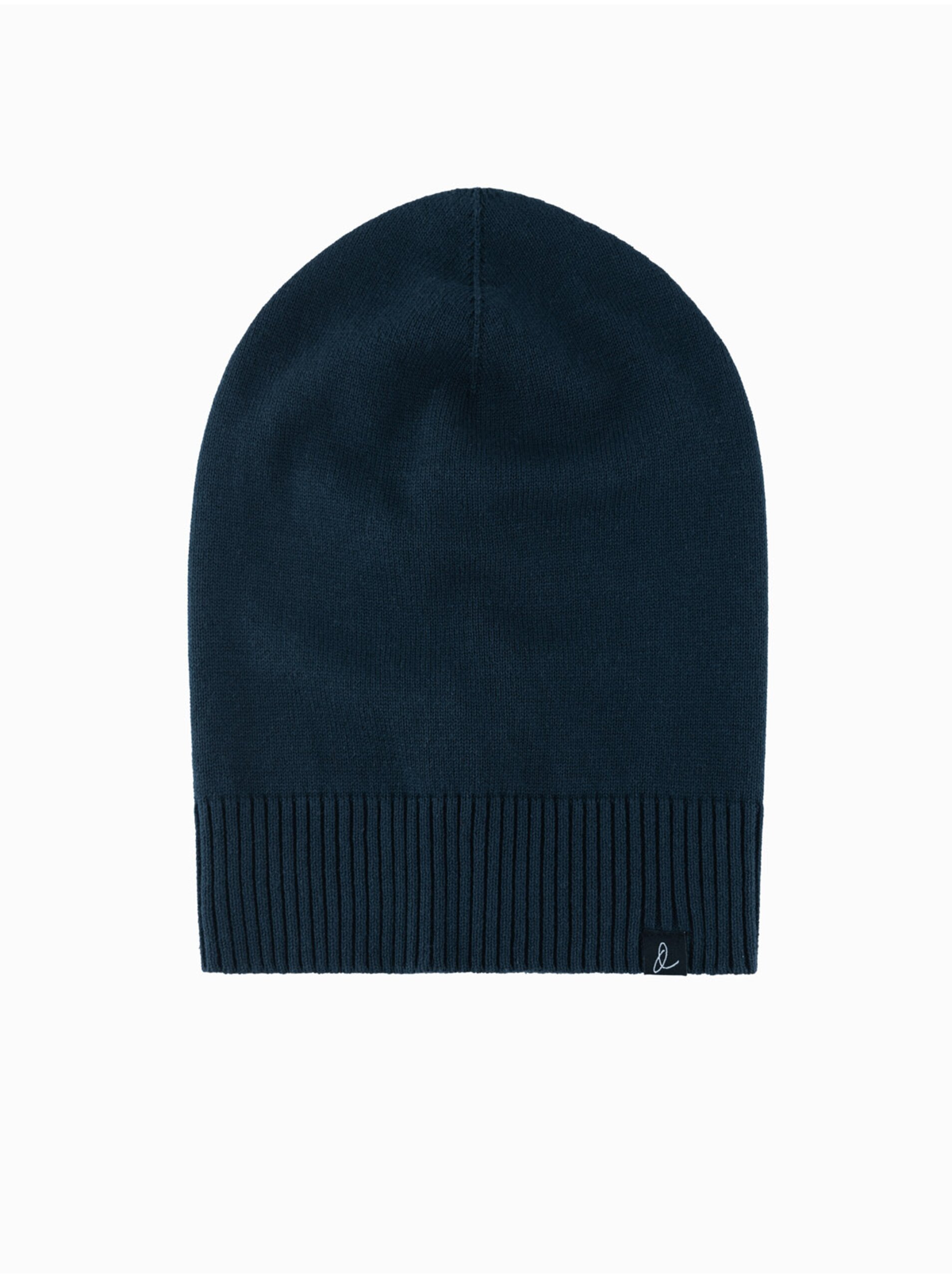 Pánská zimní čepice z bavlněného úpletu Ombre Clothing