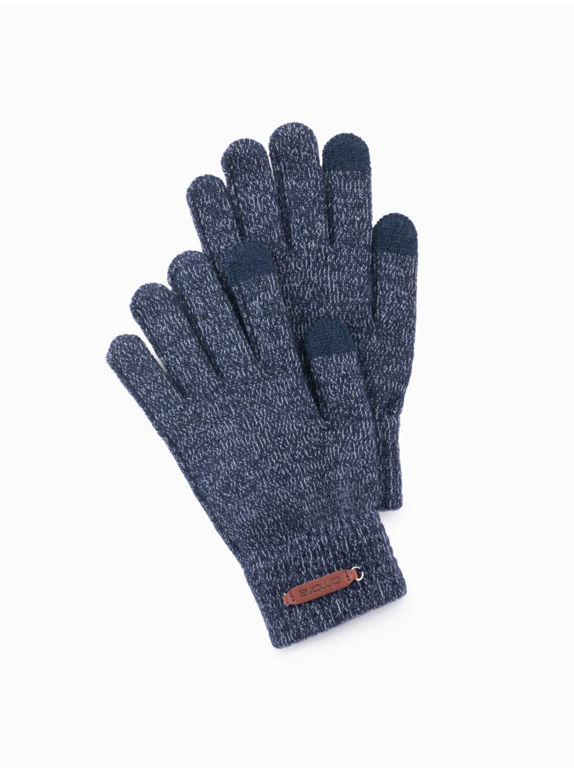 Pánské pletené rukavice s vlnou Ombre Clothing