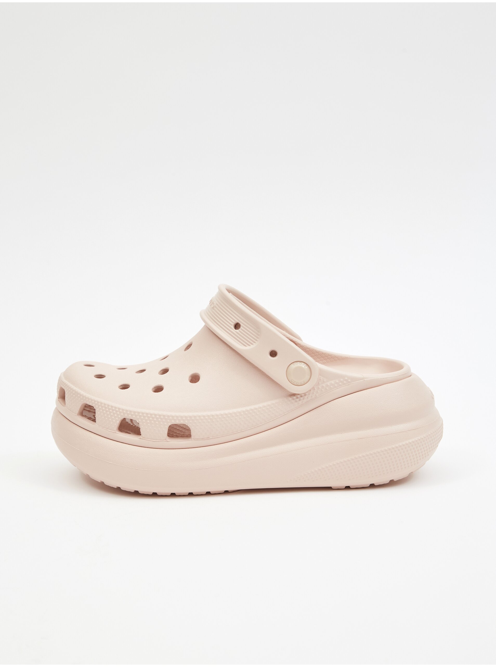 Světle růžové dámské pantofle Crocs