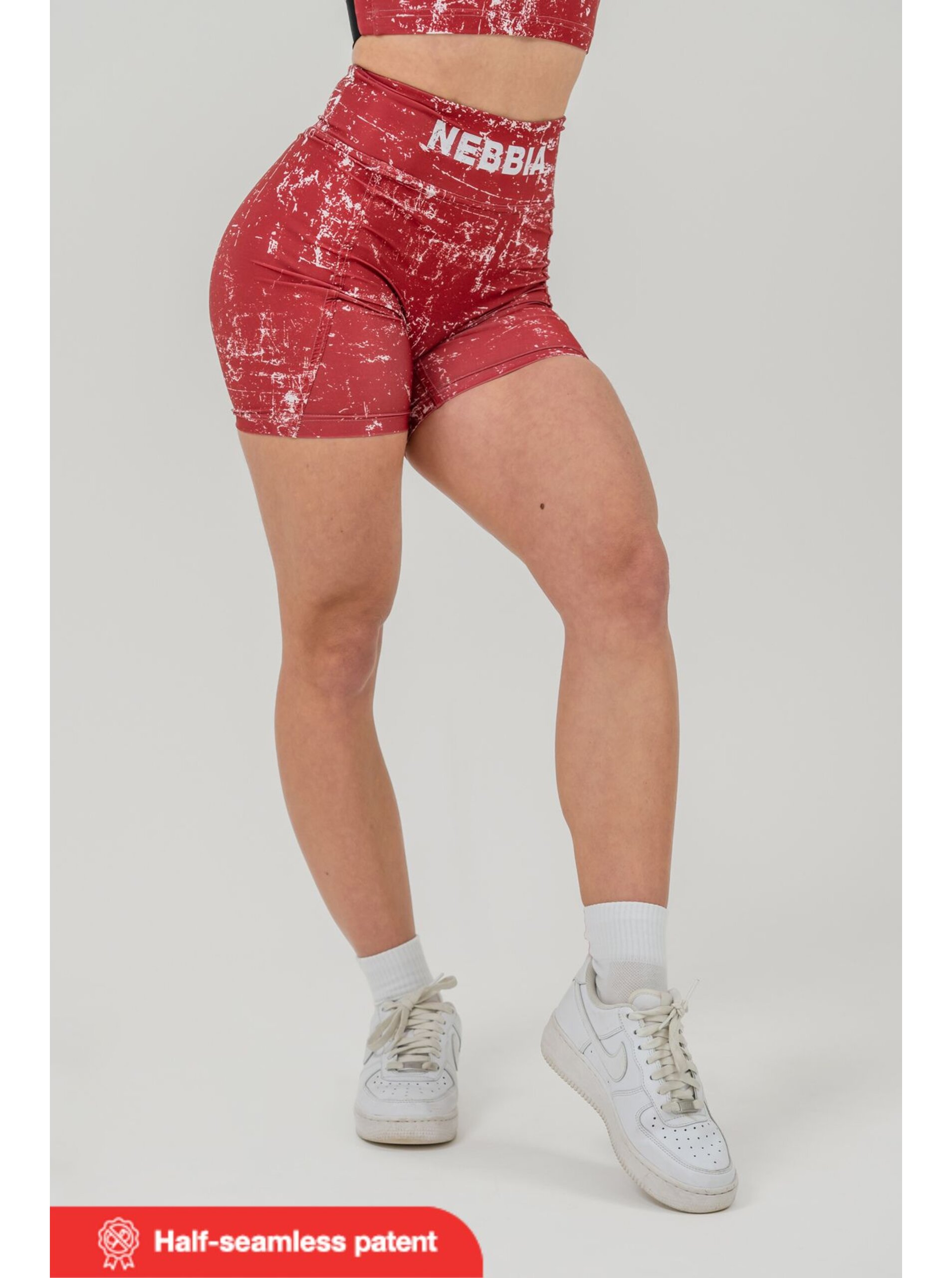Lacno Leginové šortky s vysokým pásom 5″ HAMMIES 615 XS,red