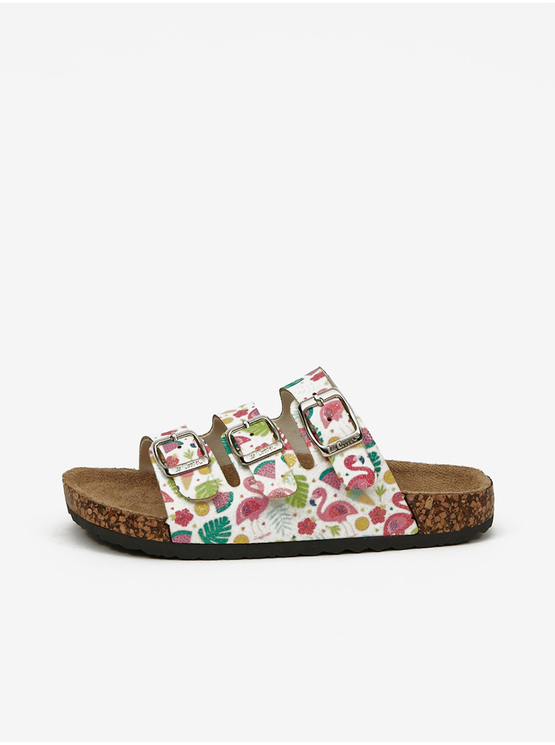Levně Bílé holčičí vzorované pantole Lee Cooper