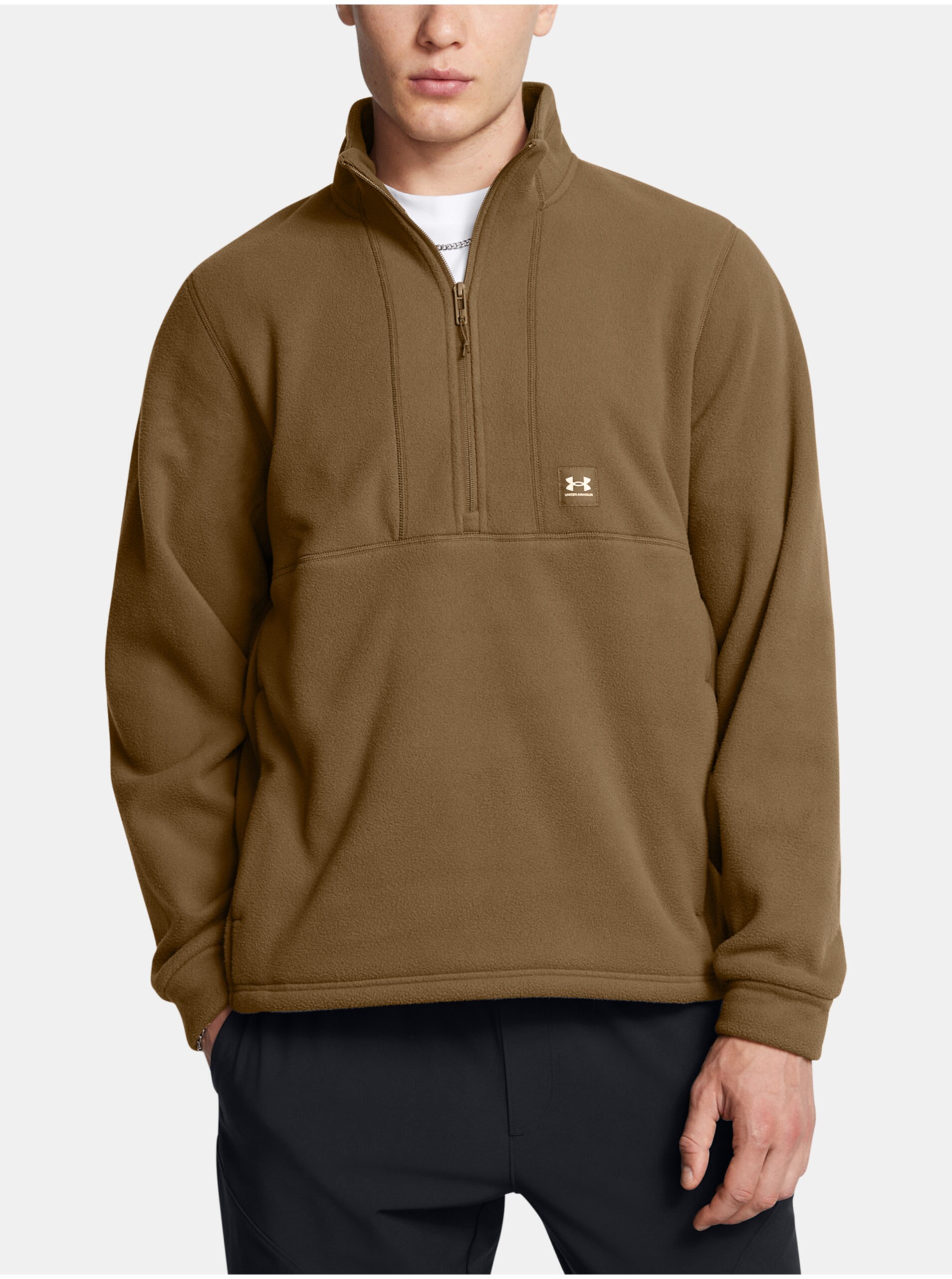 Pánská mikina Under Armour UA Expanse Fleece HZ-BRN