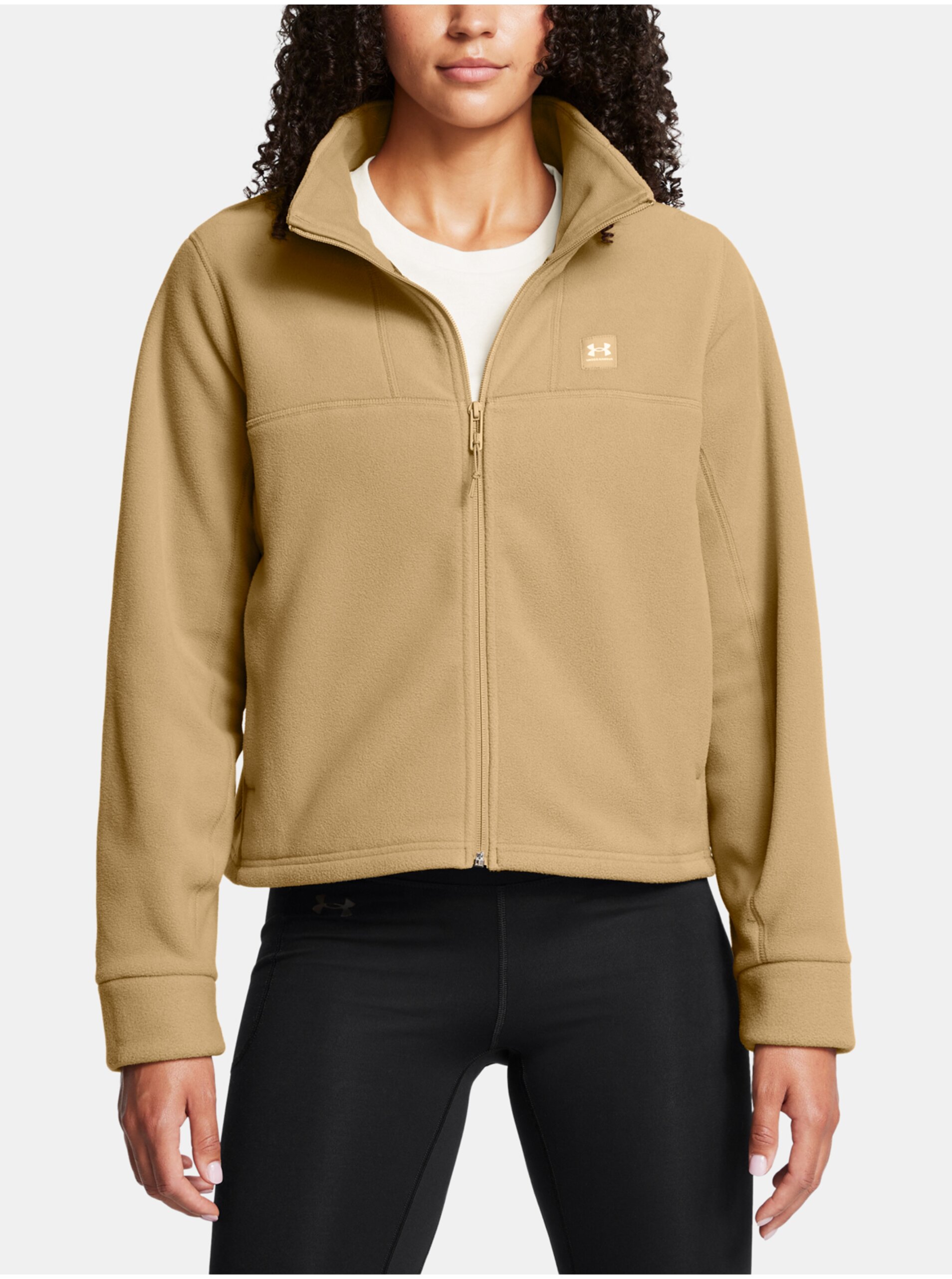 Dámská mikina Under Armour UA W Expanse Fleece FZ-BRN