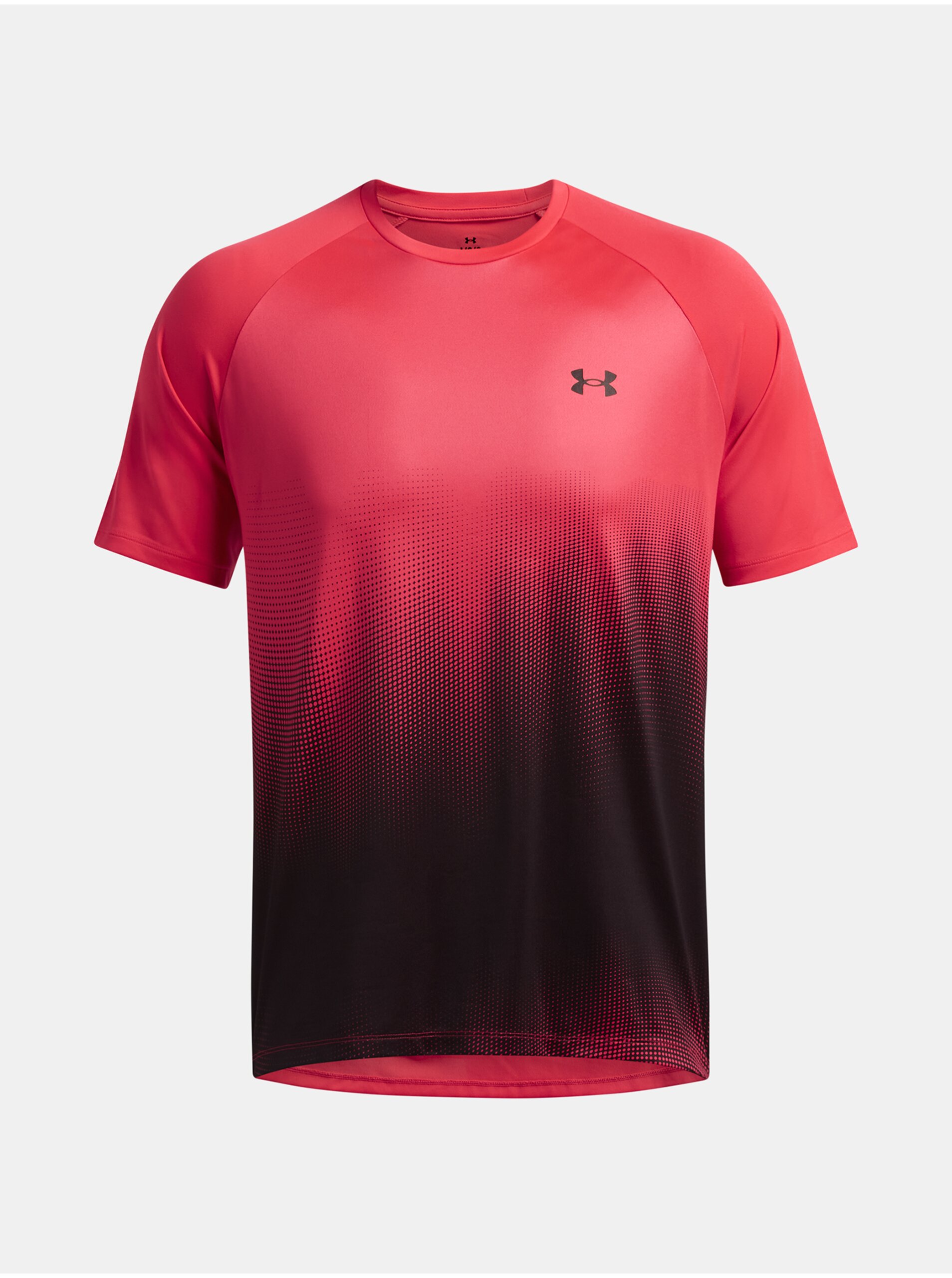 Pánské tričko Under Armour UA Tech Fade SS-RED