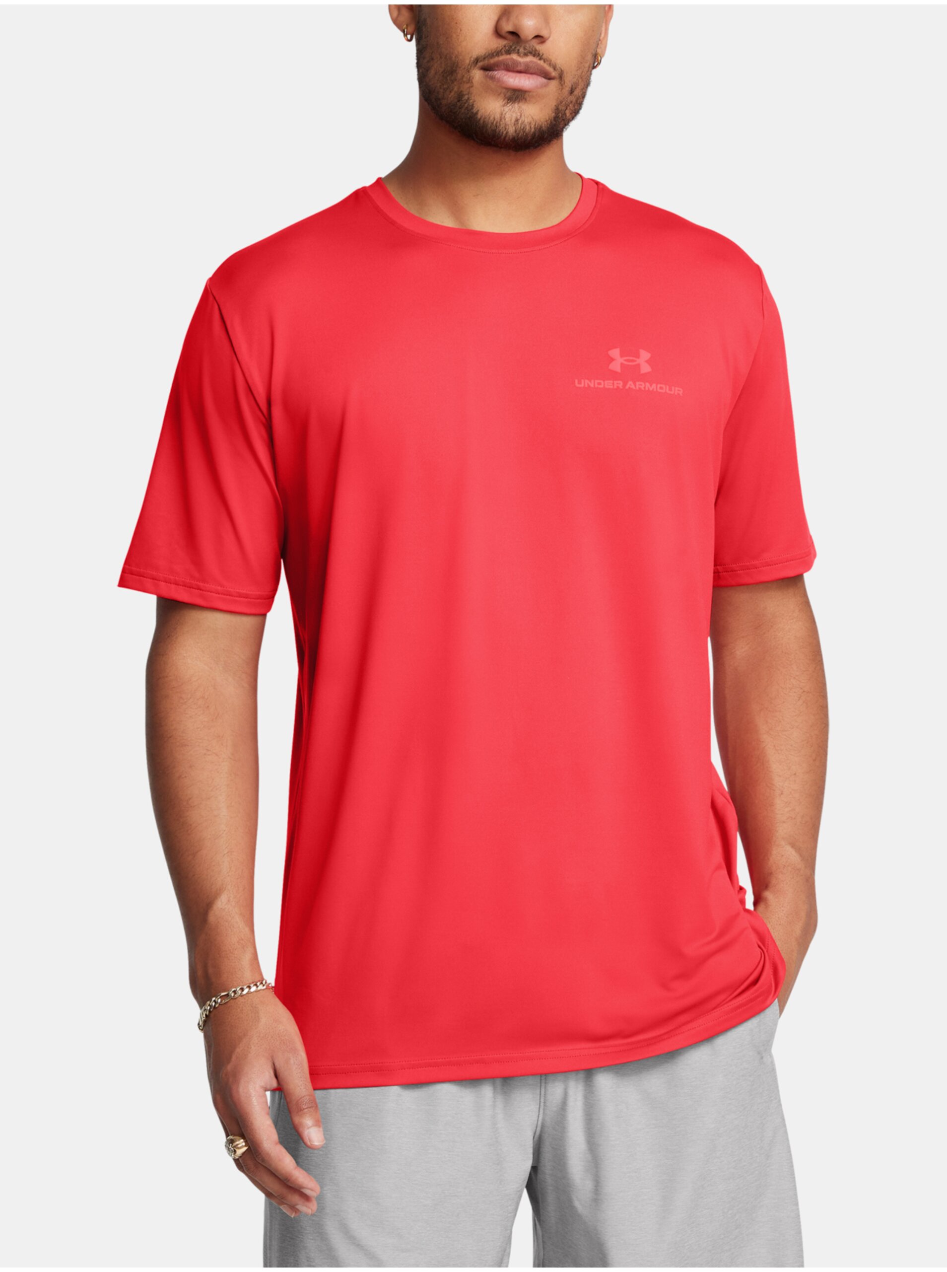 Pánské tričko Under Armour Vanish Energy SS-RED