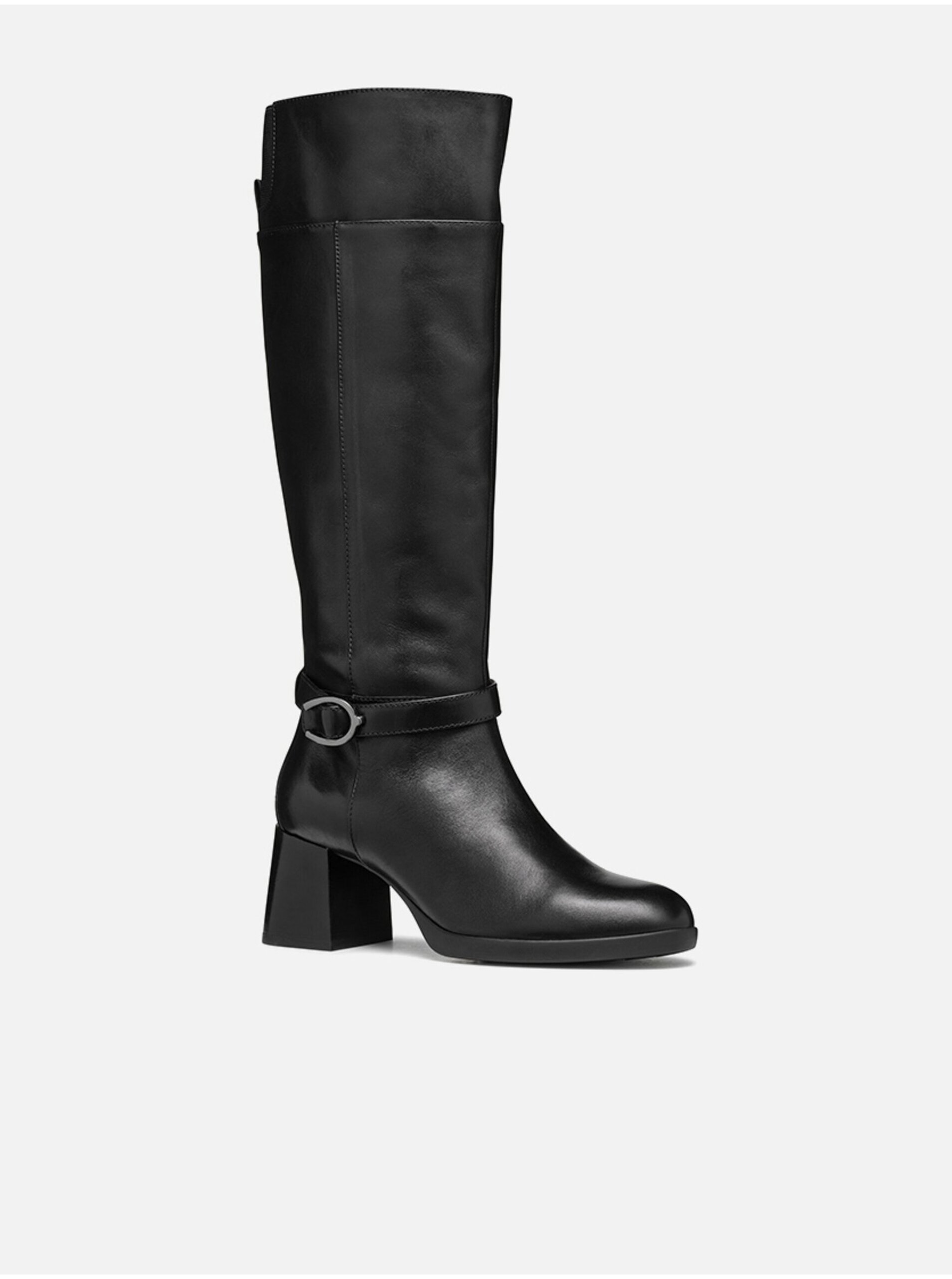 Černé dámské kozačky Geox Walk Pleasure 55