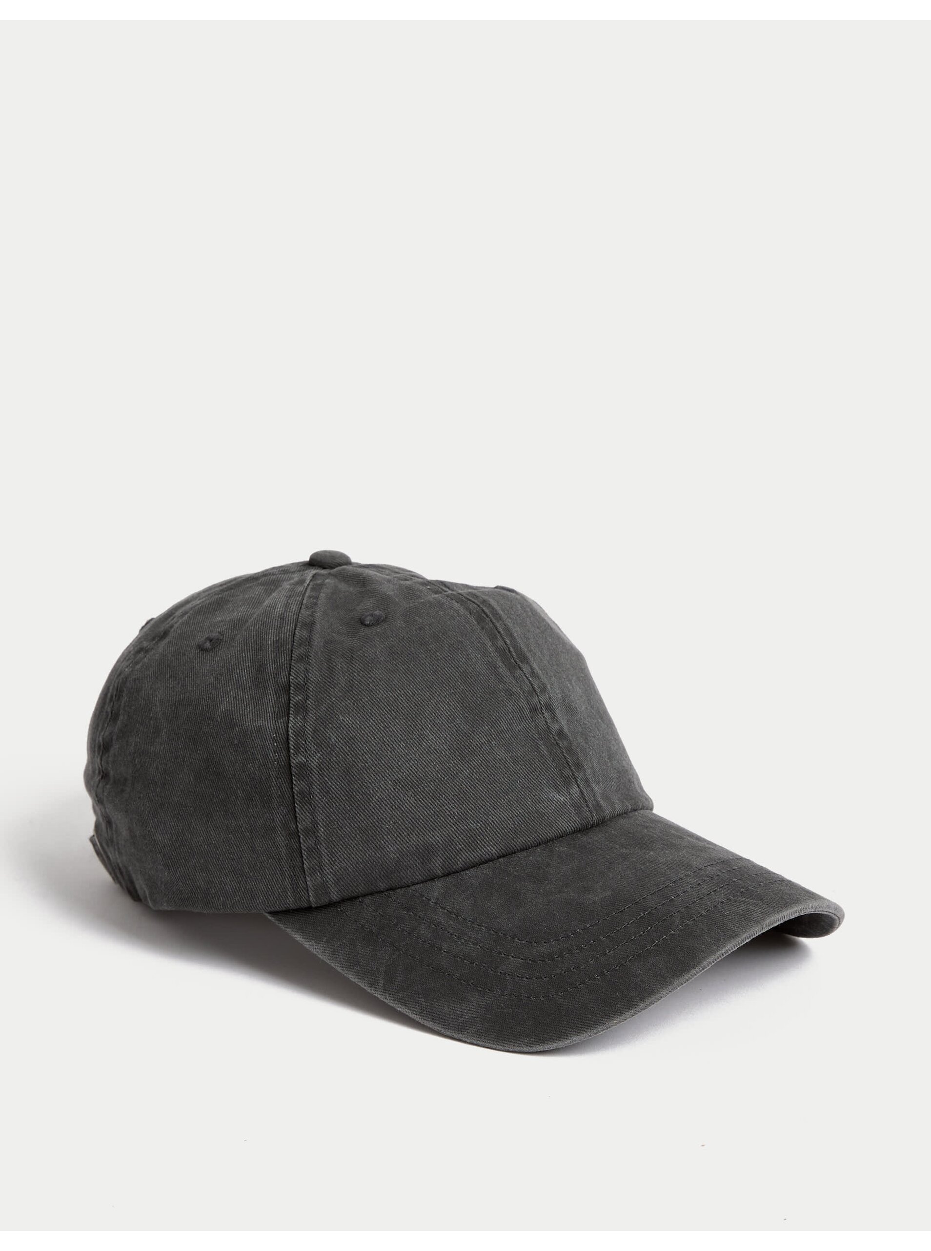 Levně Baseballová čepice ze 100% bavlny Marks & Spencer černá