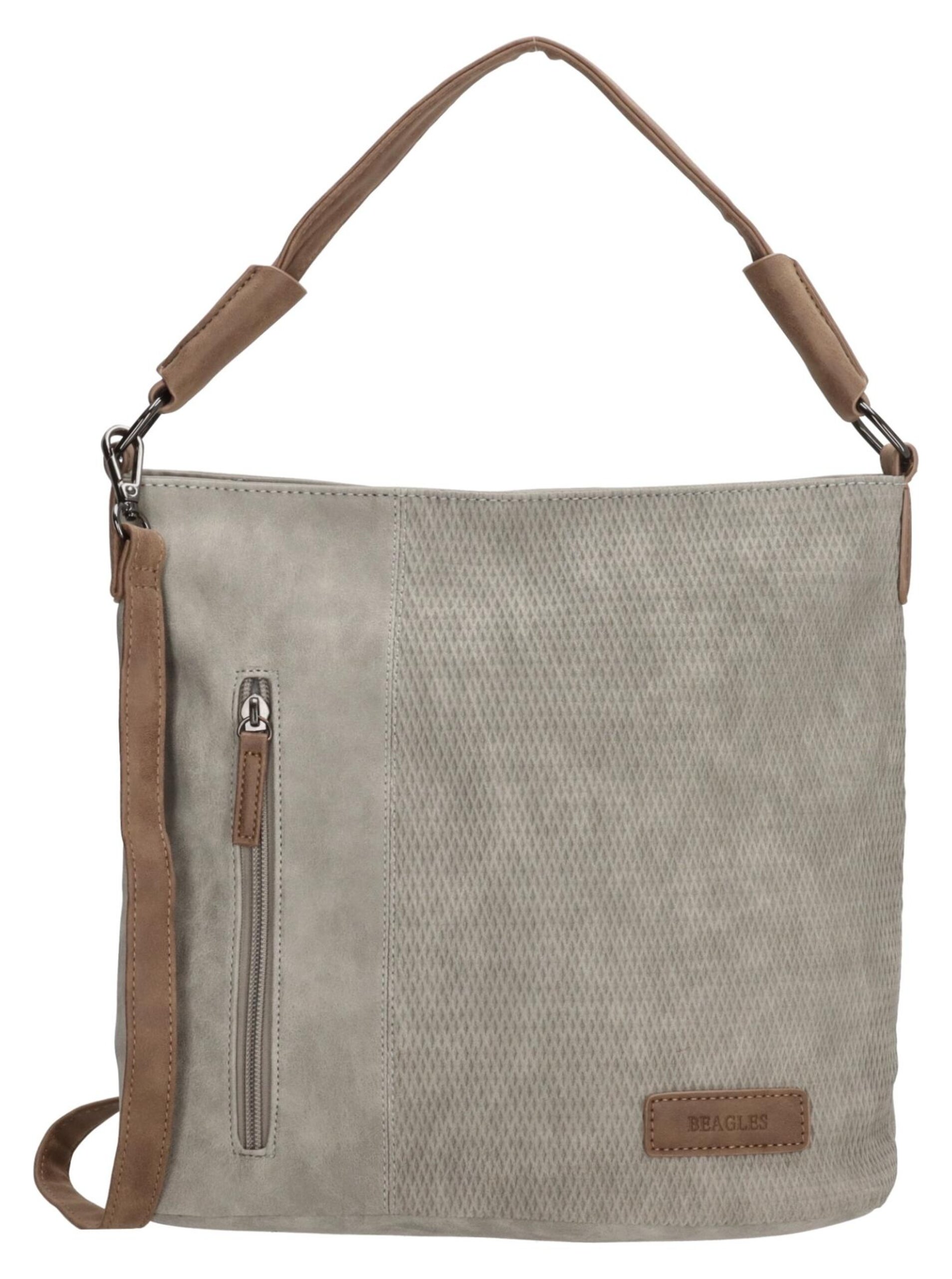 Levně Kabelka Beagles Brunete 17596 Light Grey